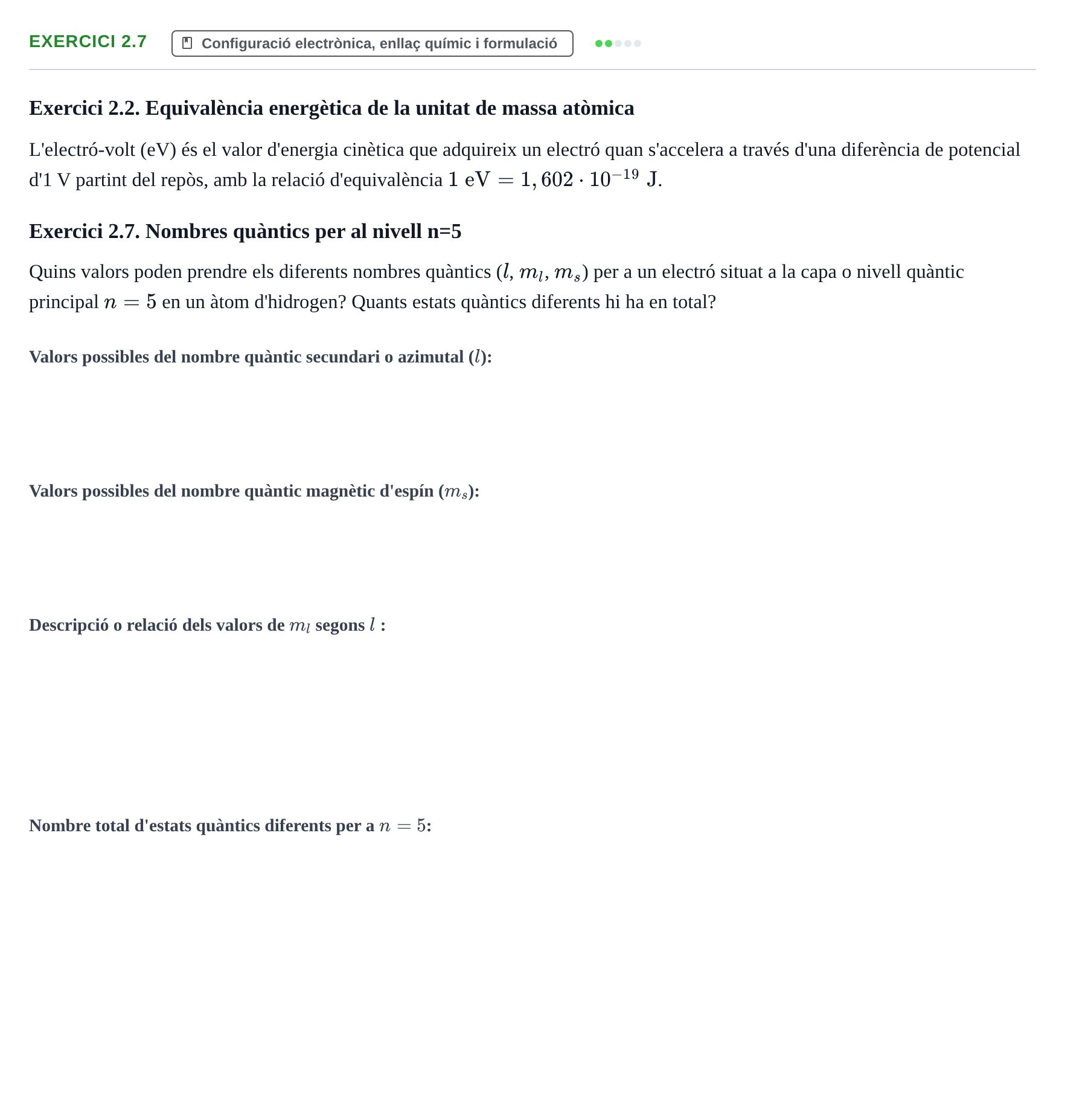 Enunciado: Exercici 2.7