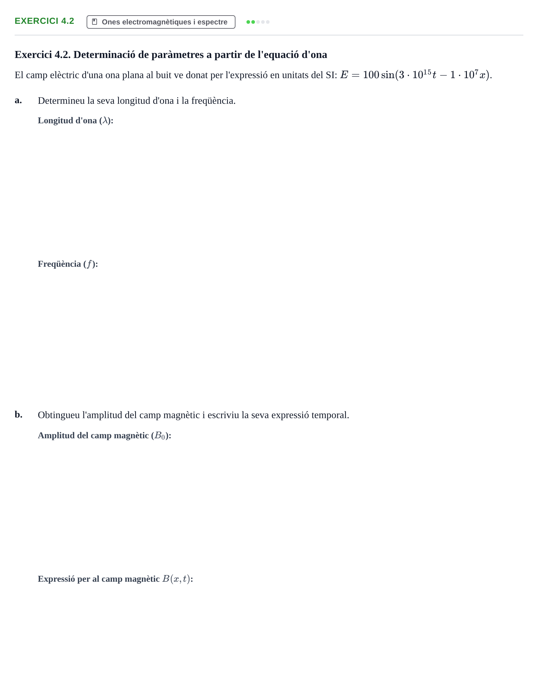 Enunciado: Exercici 4.2