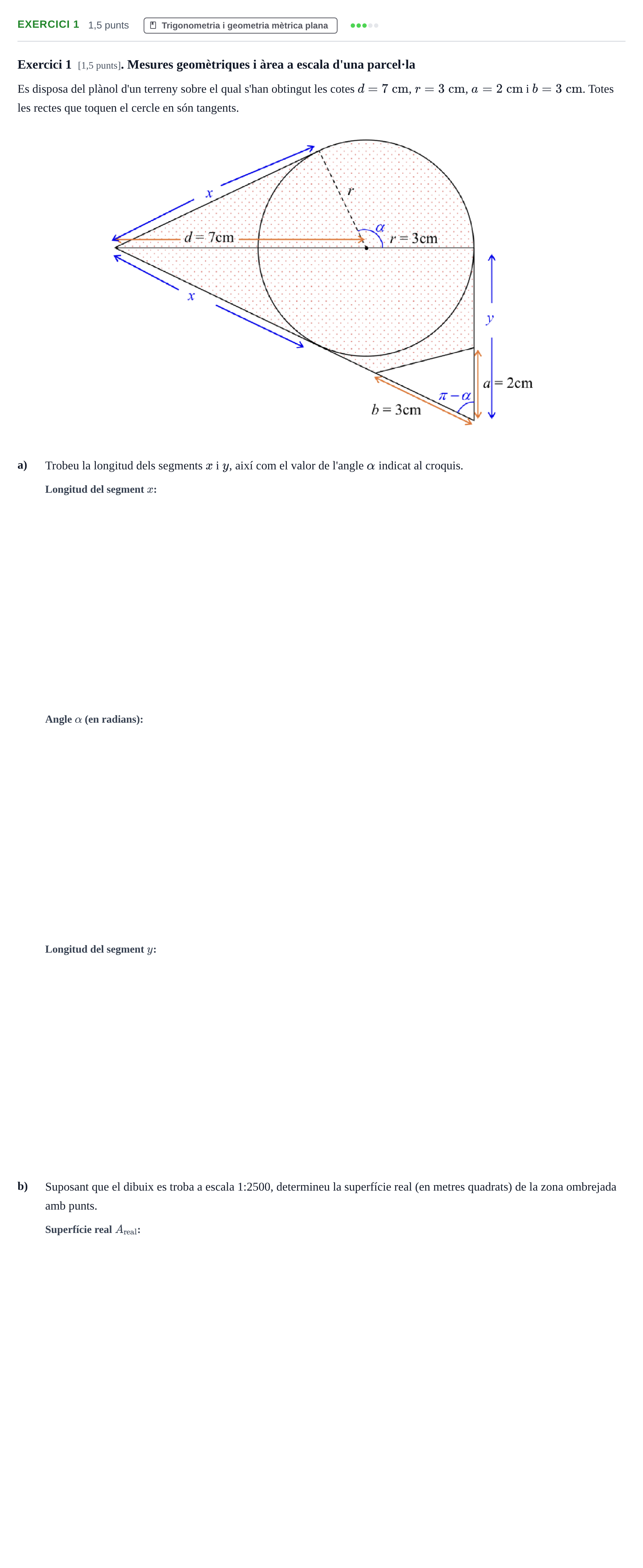 Enunciado: Exercici 1 · Matemáticas II UPC 2023