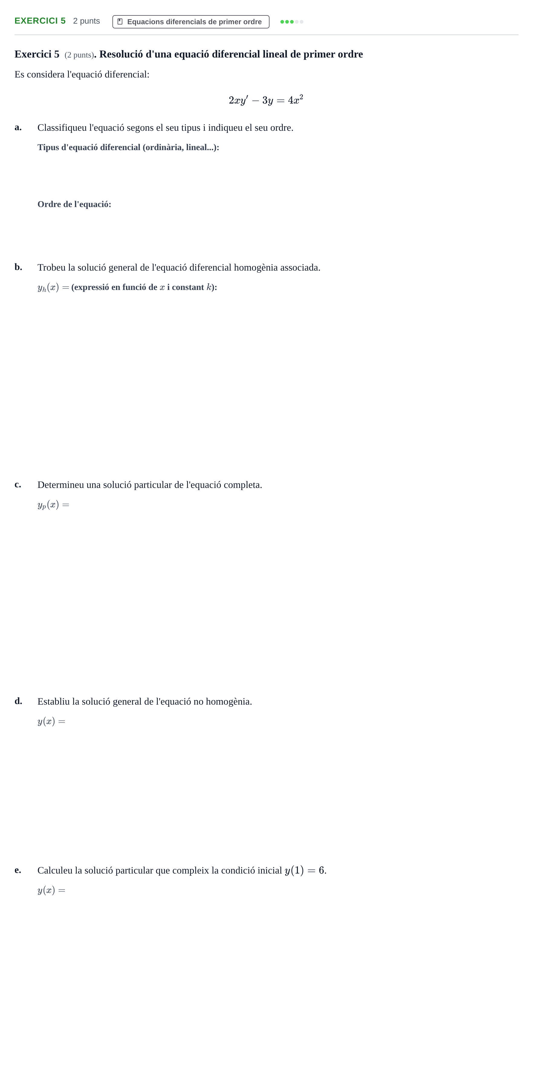 Enunciado: Exercici 5 · Matemáticas II UPC 2023