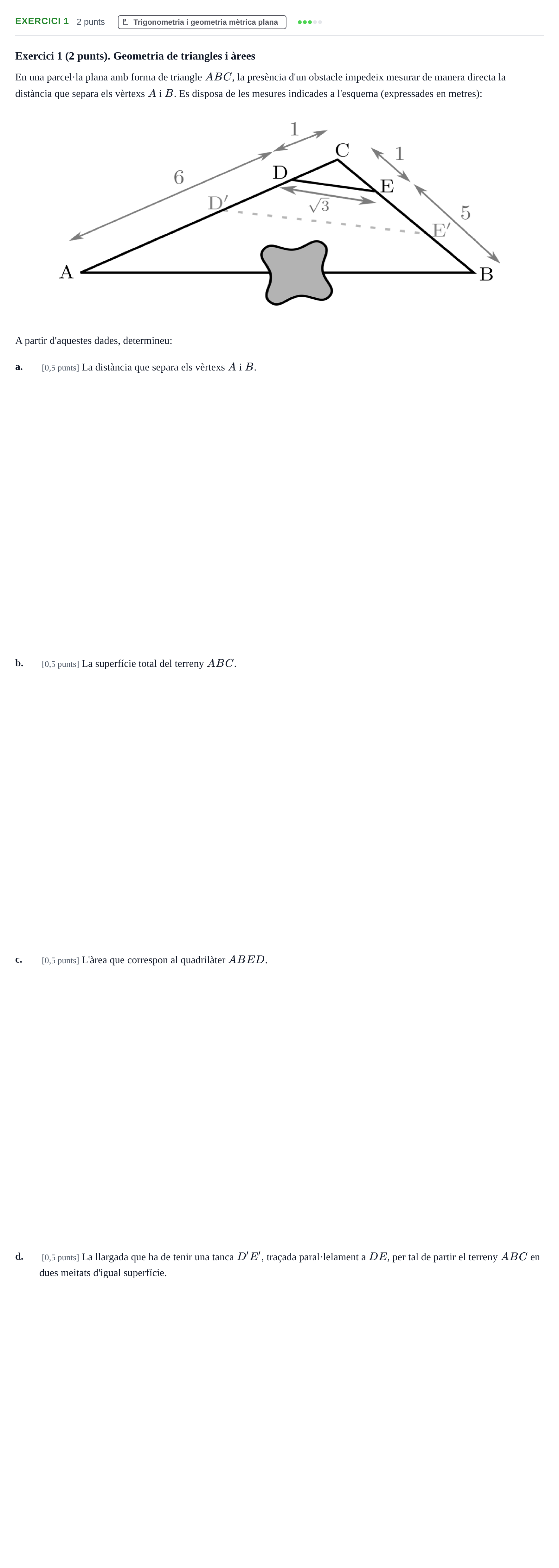 Enunciado: Exercici 1 · Matemáticas II UPC 2023
