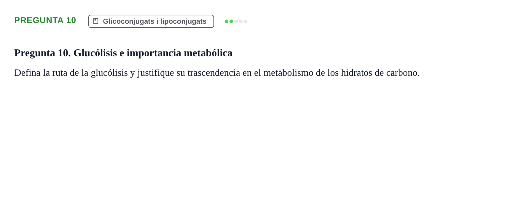 Enunciado: Pregunta 10