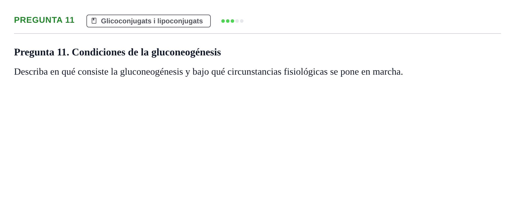 Enunciado: Pregunta 11