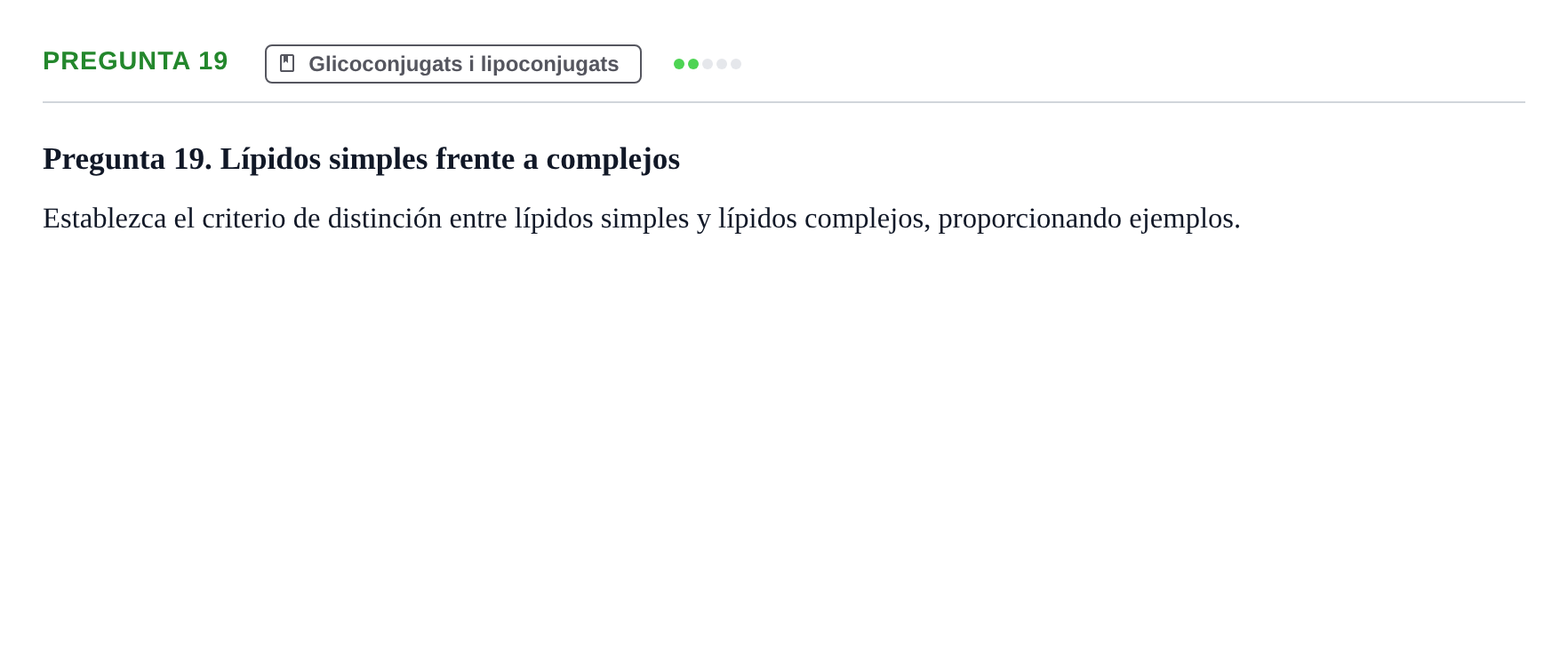 Enunciado: Pregunta 19