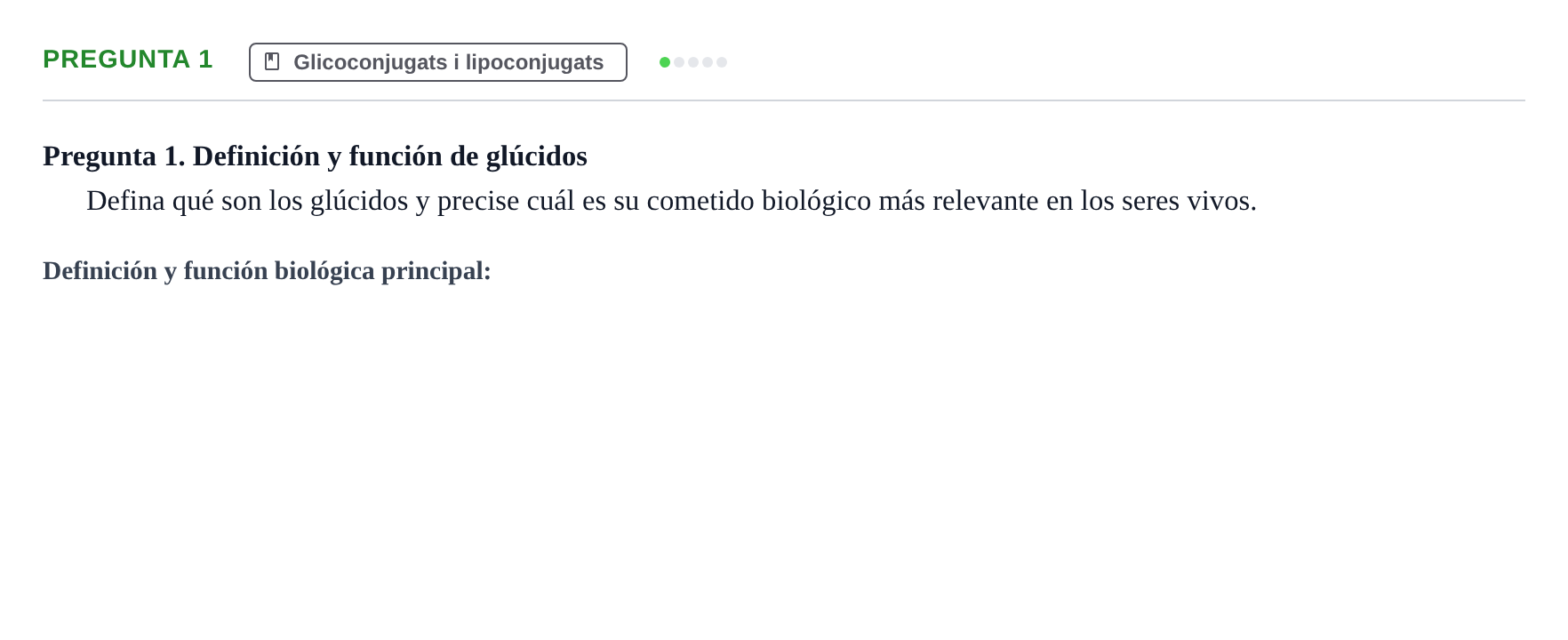 Enunciado: Pregunta 1
