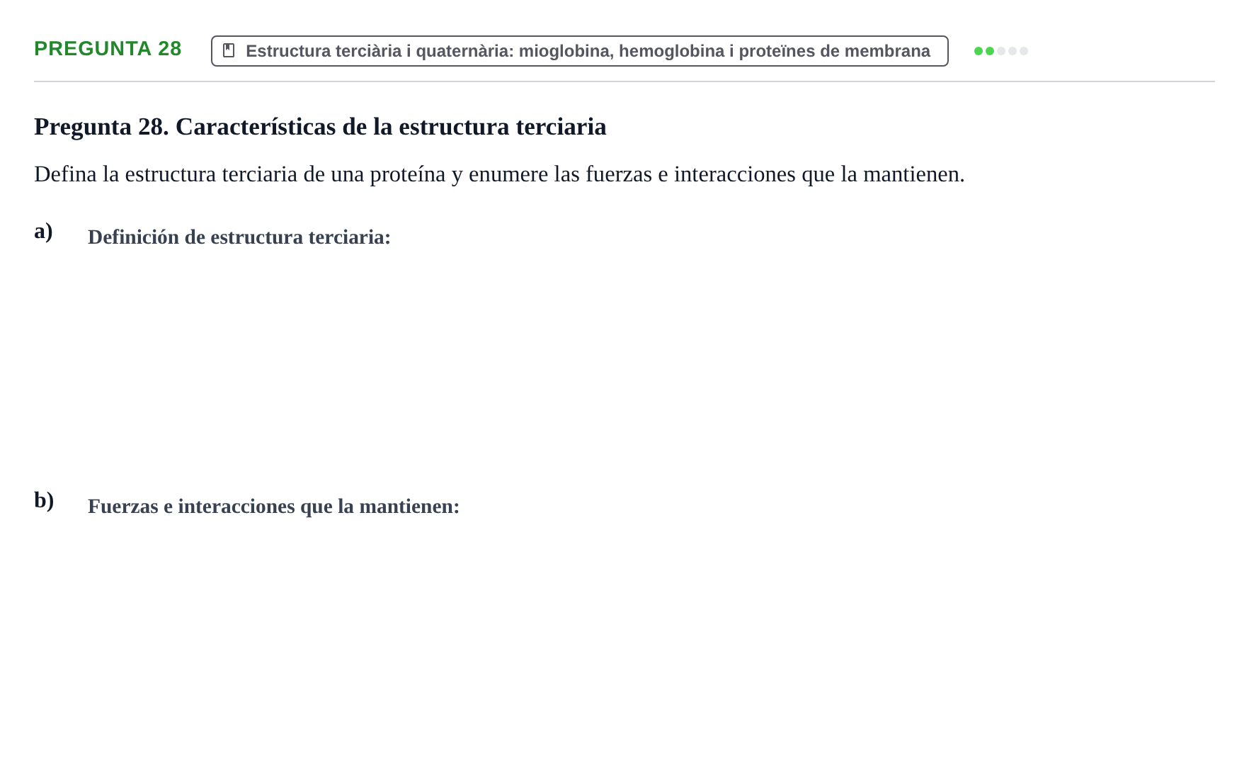 Enunciado: Pregunta 28