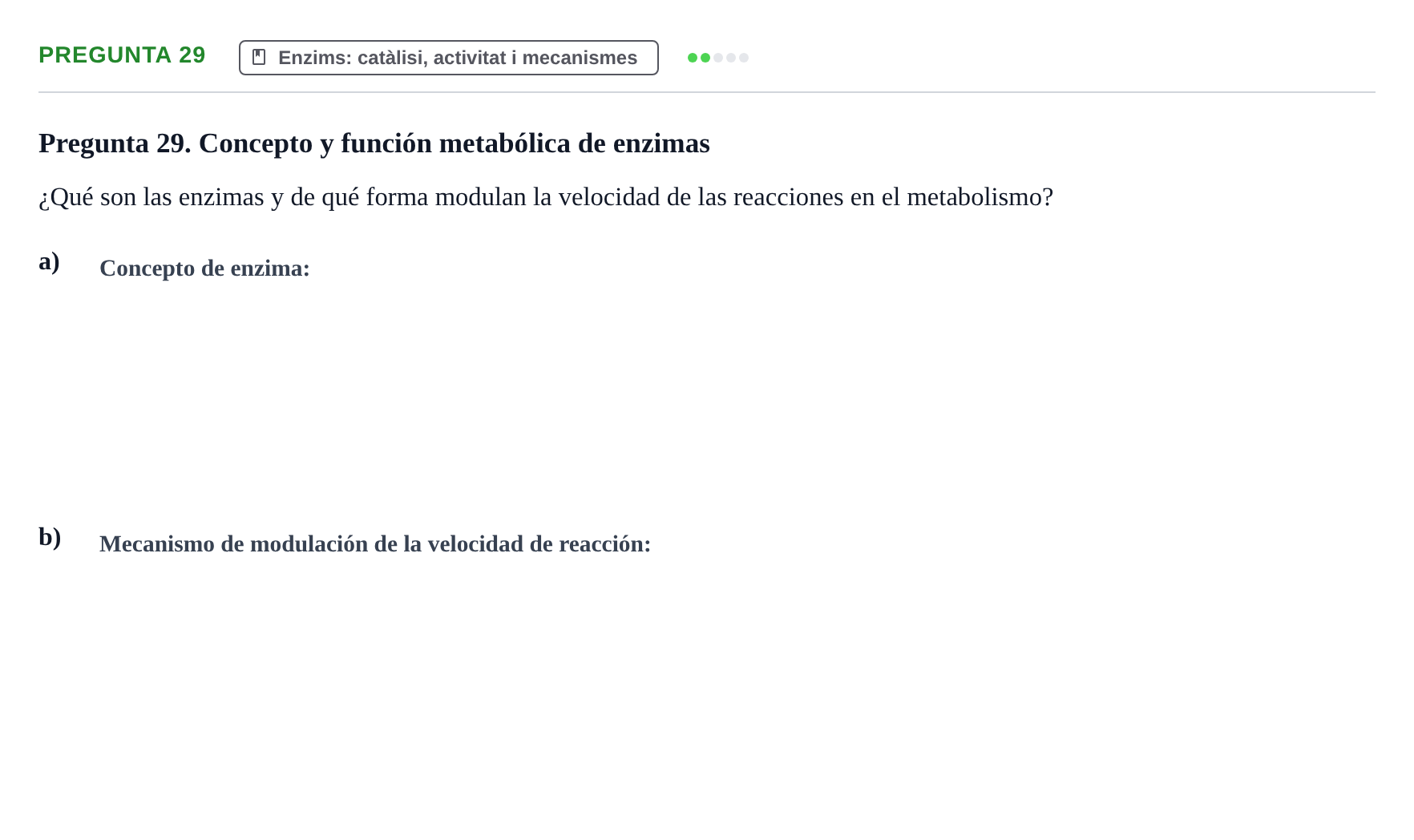 Enunciado: Pregunta 29