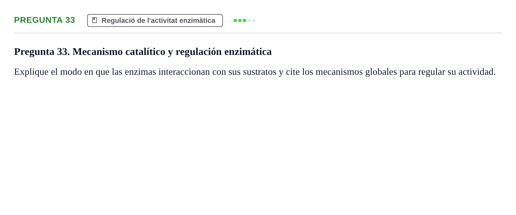 Enunciado: Pregunta 33