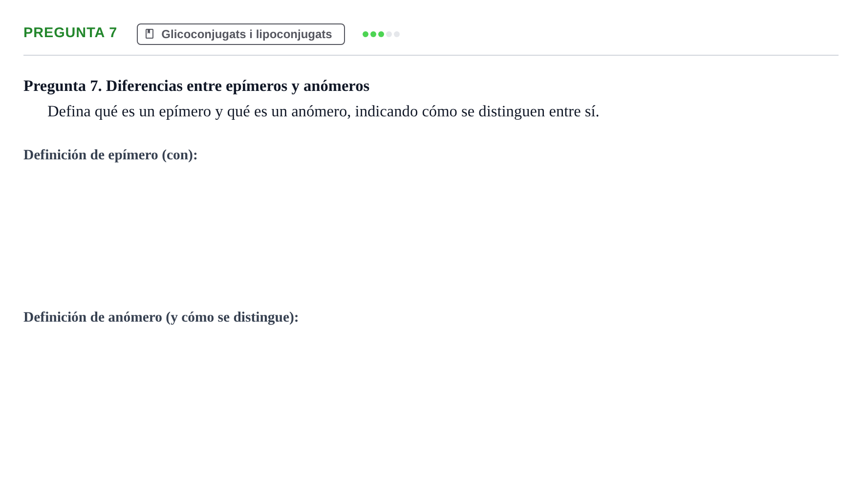 Enunciado: Pregunta 7