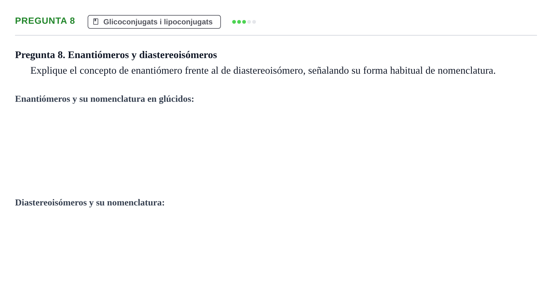 Enunciado: Pregunta 8