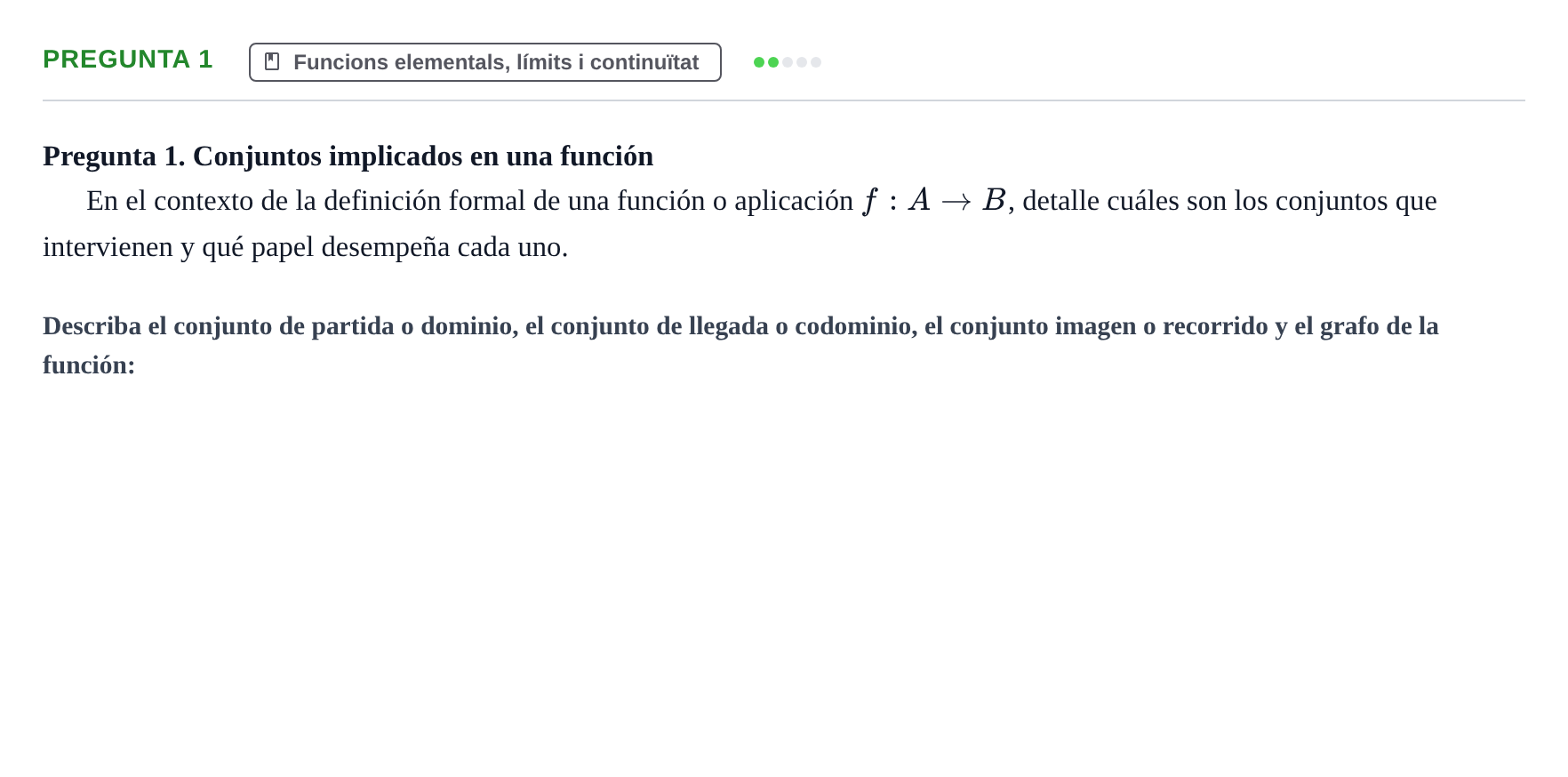 Enunciado: Pregunta 1