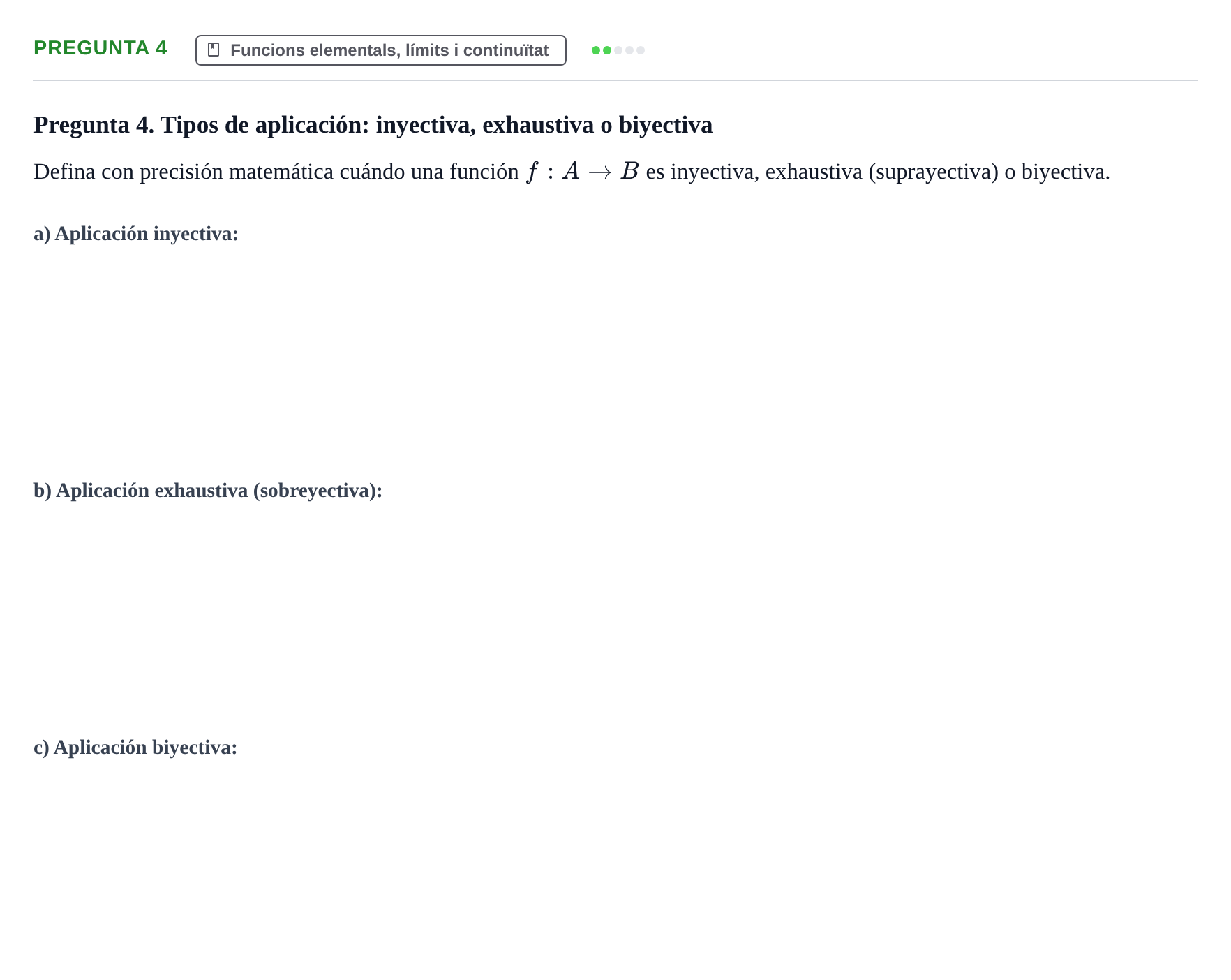 Enunciado: Pregunta 4