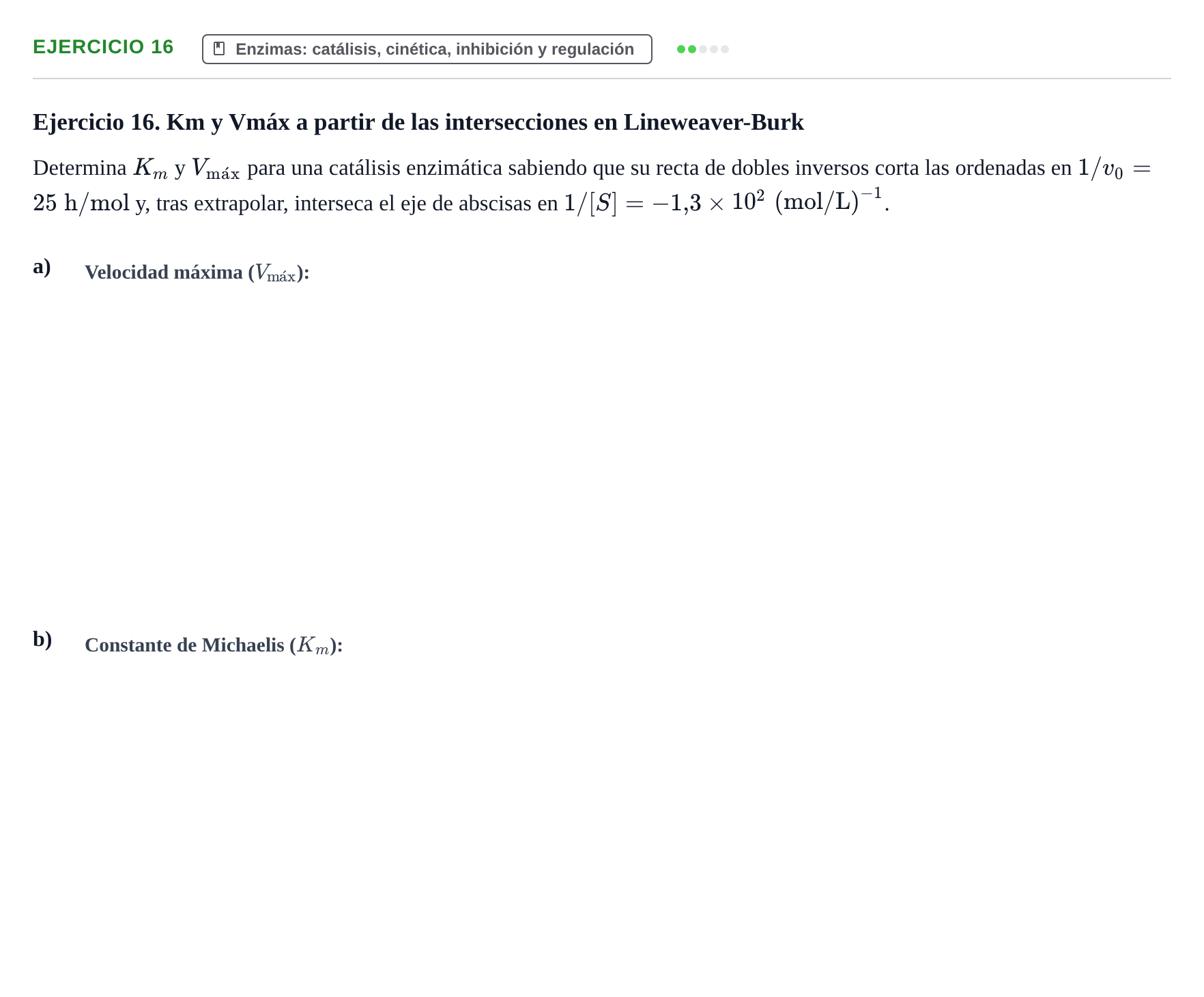 Enunciado: Ejercicio 16