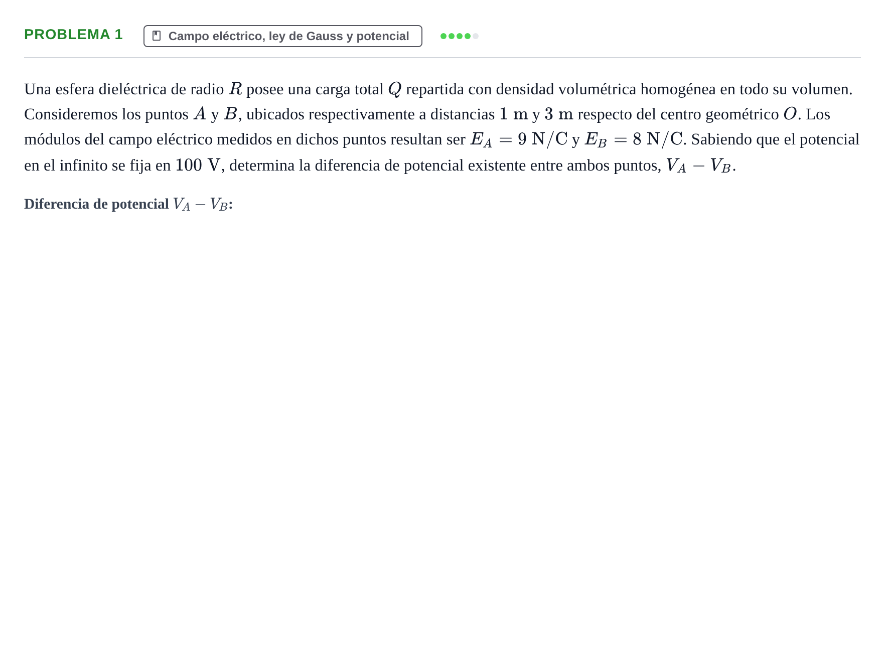 Enunciado: Problema 1 · Física UPC Juny 2022