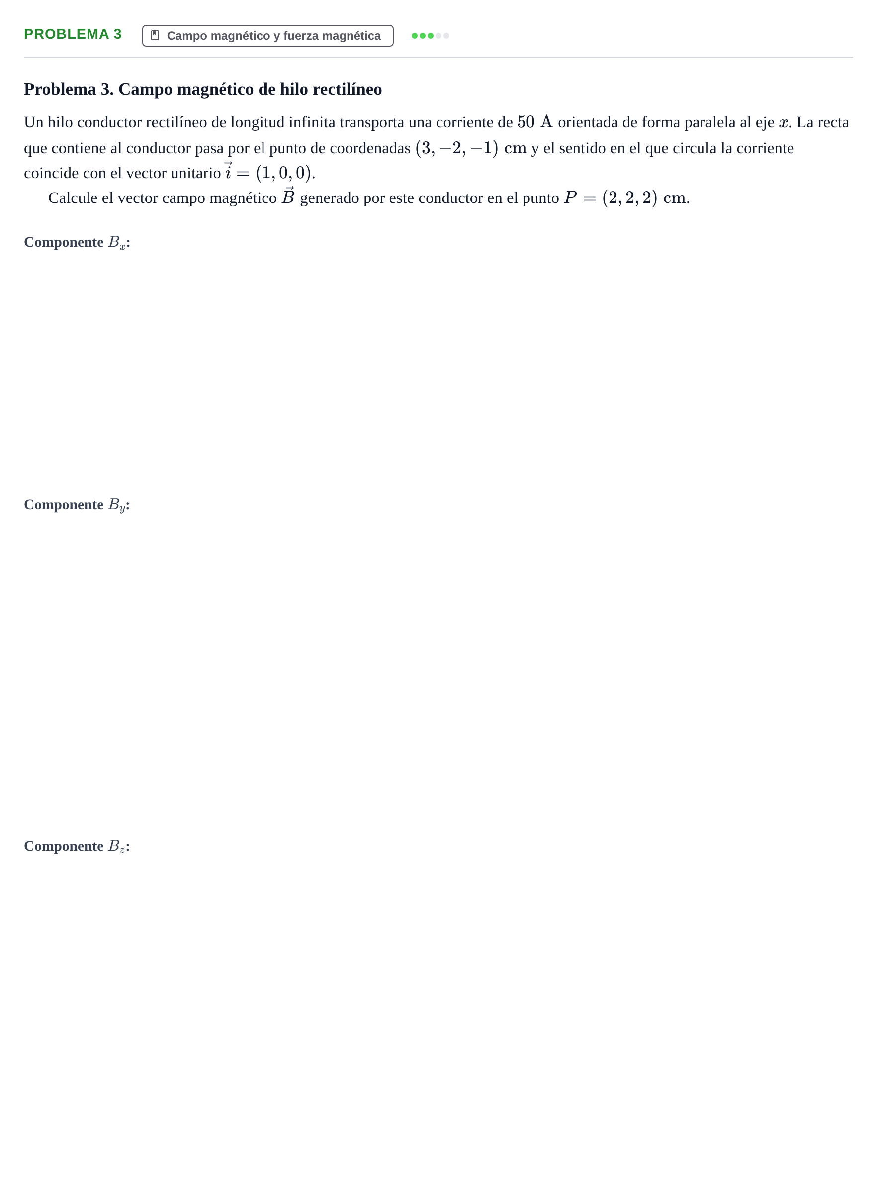 Enunciado: Problema 3 · Física UPC Juny 2023