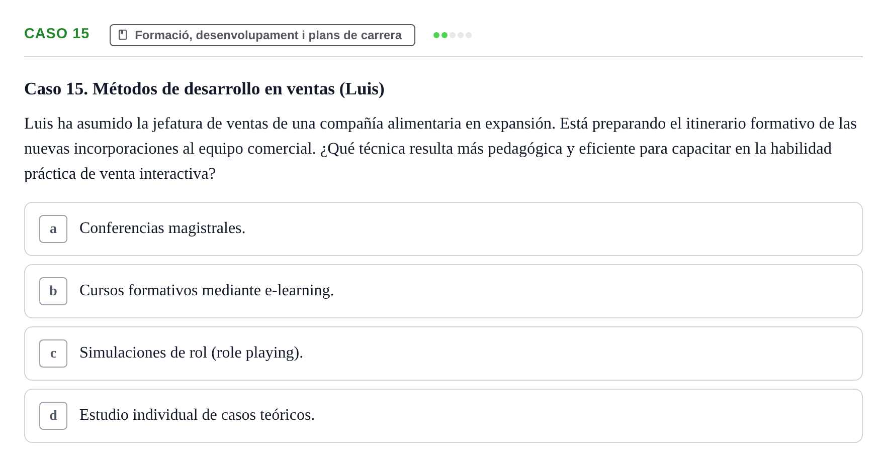 Enunciado: Caso 15