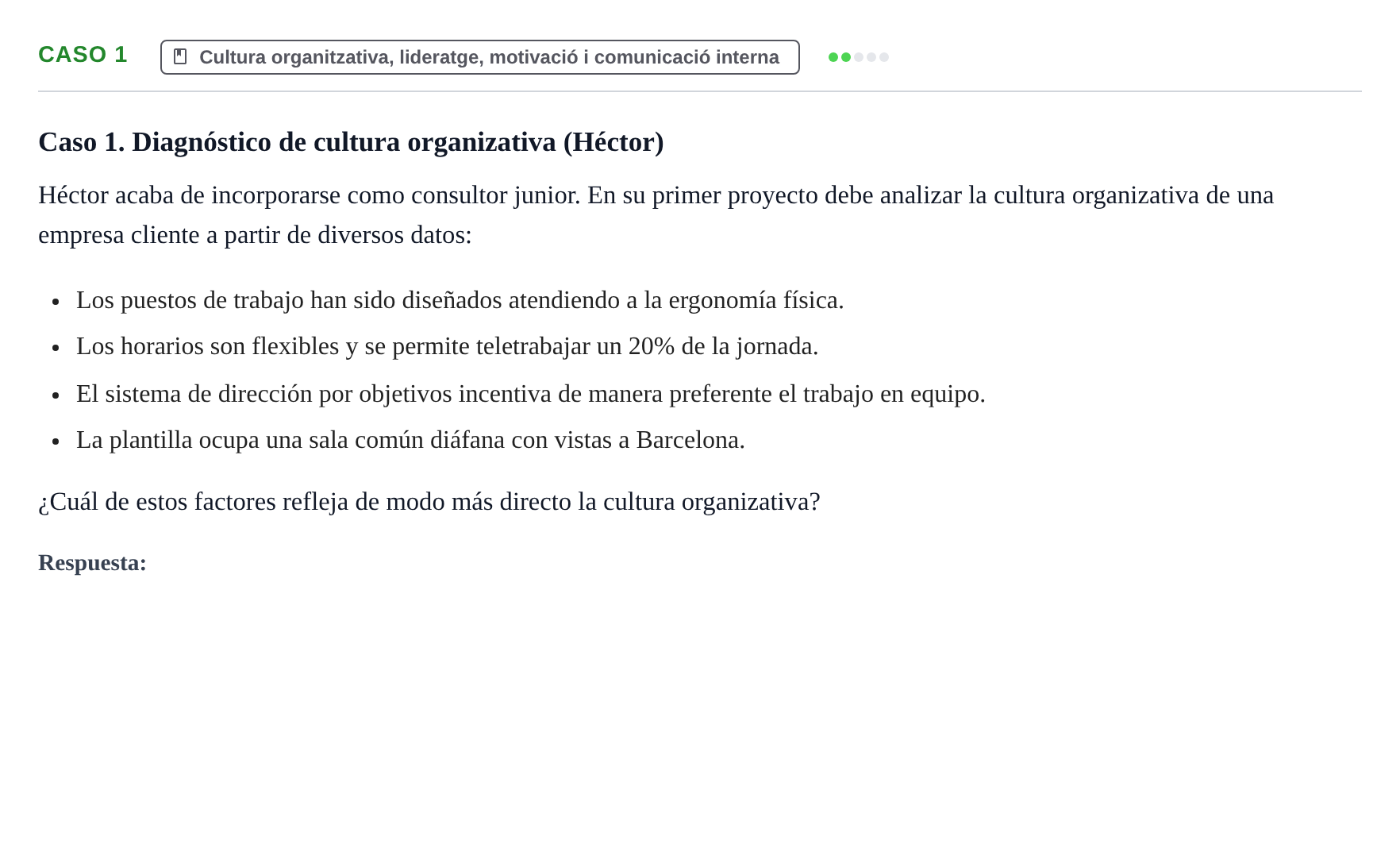 Enunciado: Caso 1