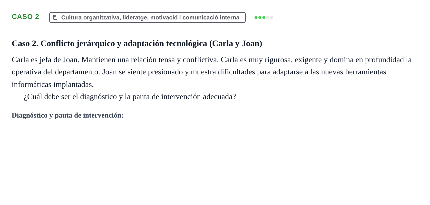Enunciado: Caso 2