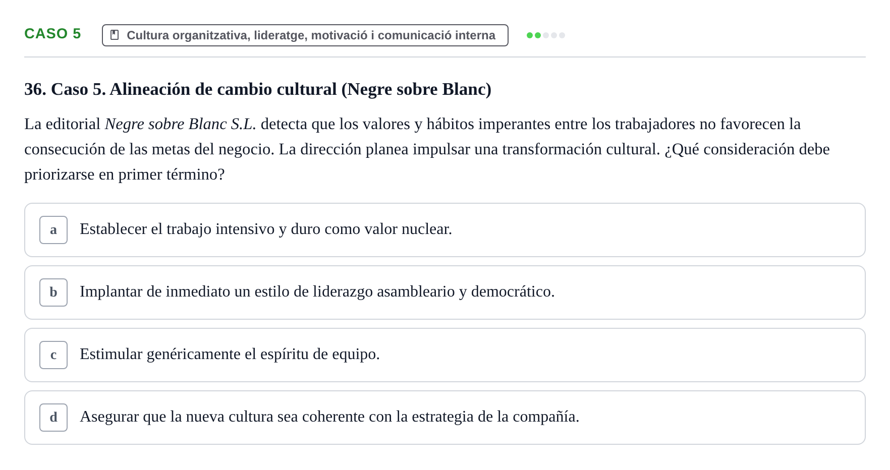 Enunciado: Caso 5