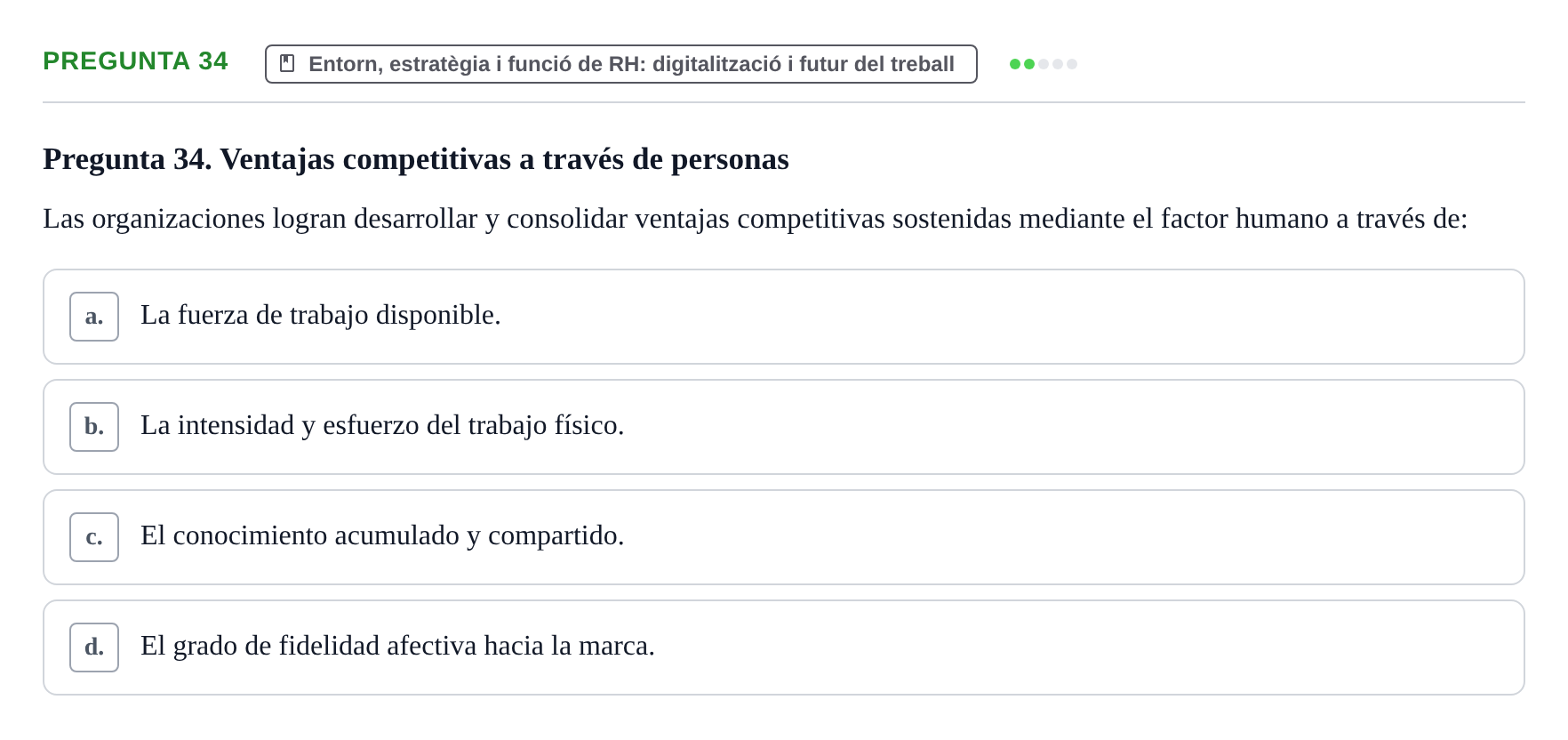 Enunciado: Pregunta 34