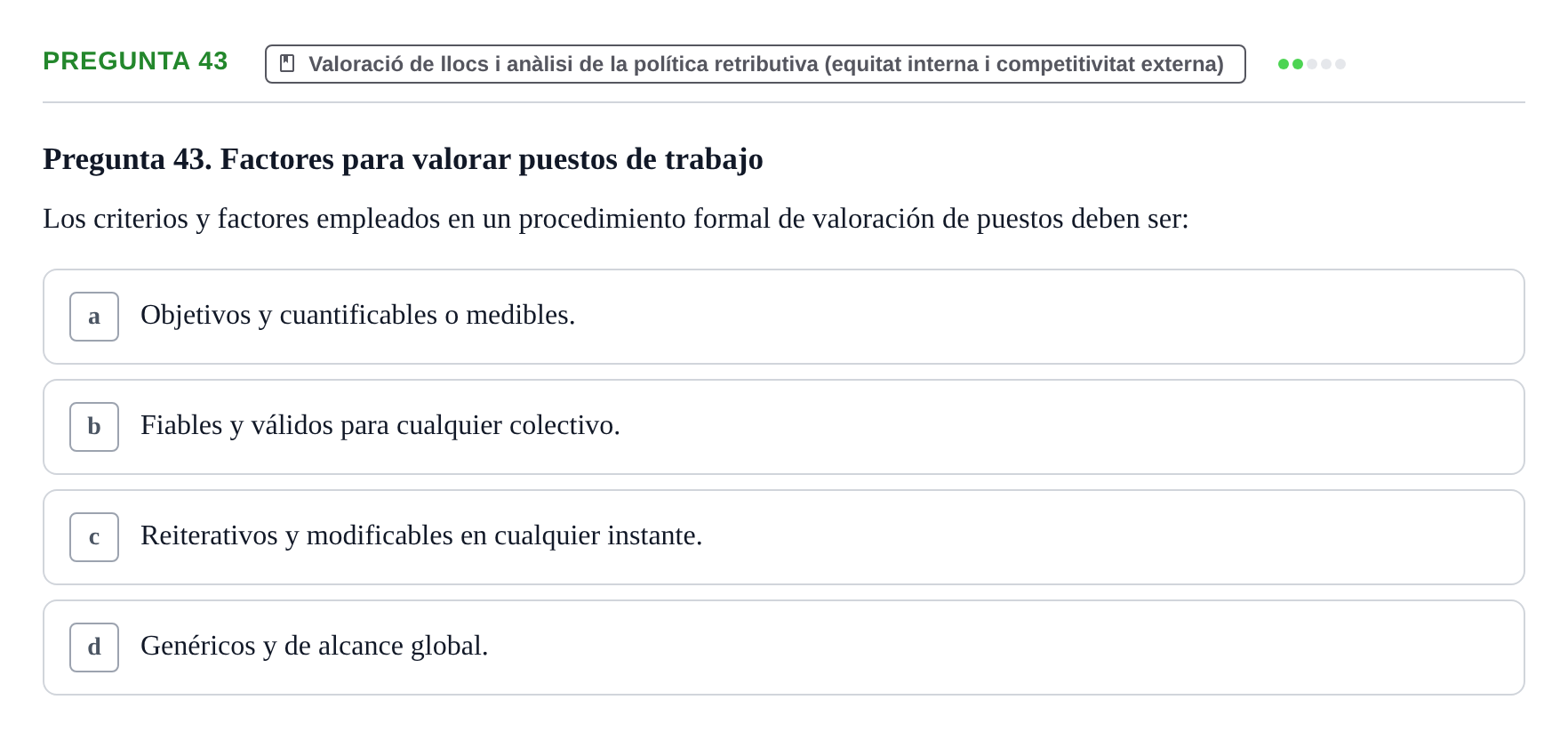 Enunciado: Pregunta 43