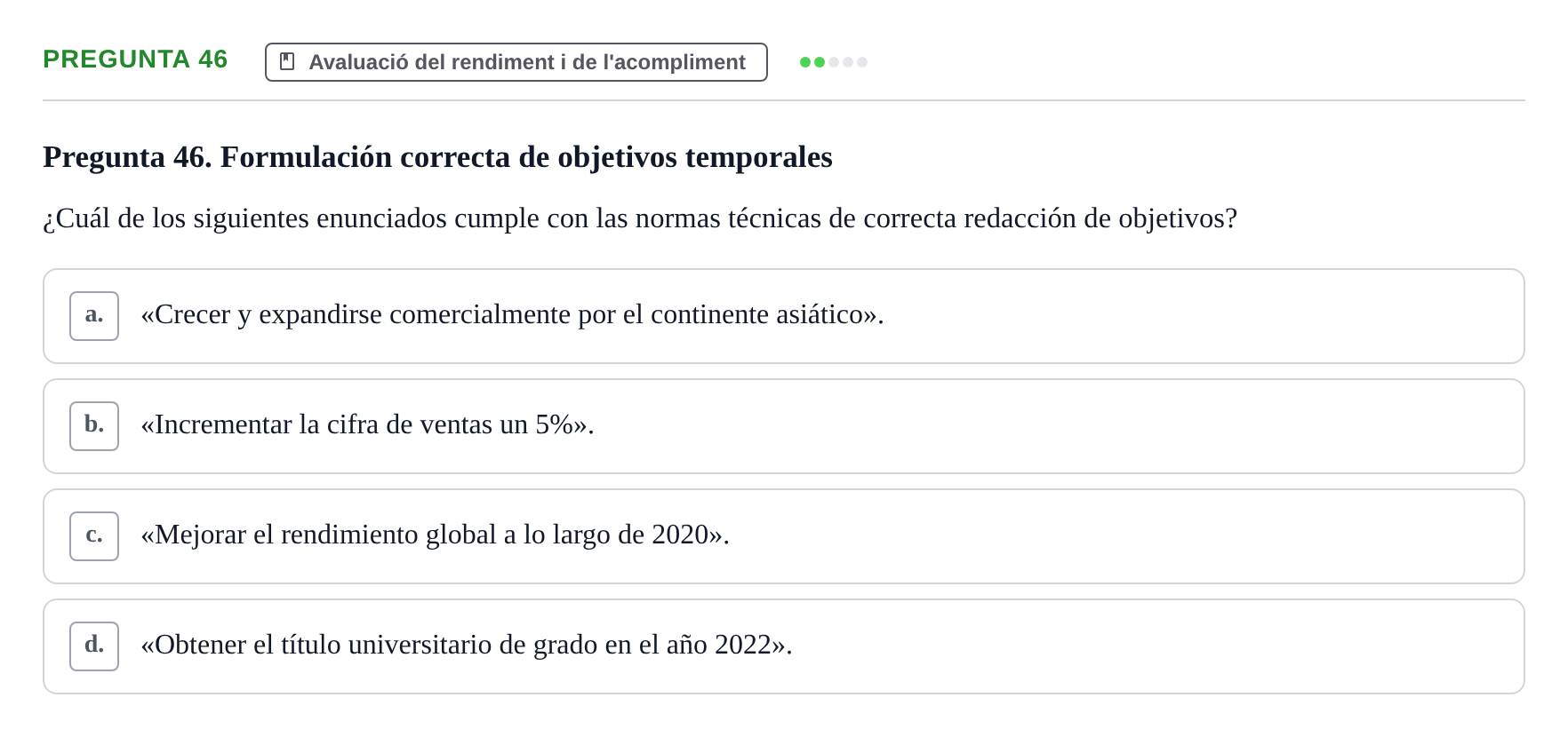 Enunciado: Pregunta 46