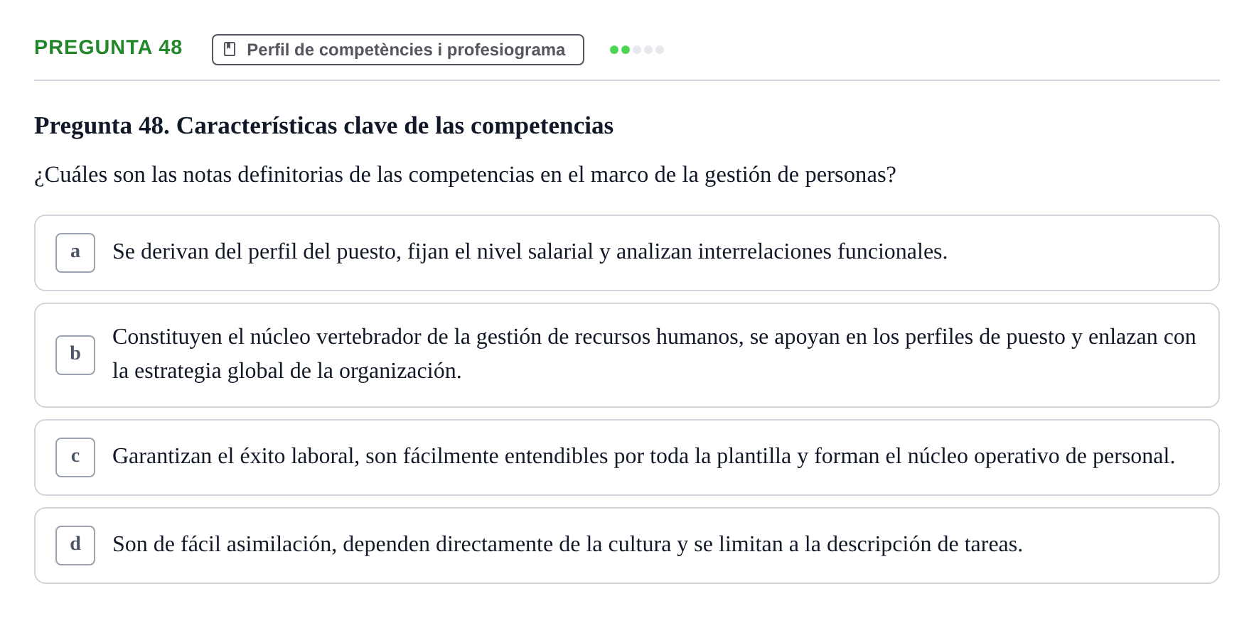 Enunciado: Pregunta 48