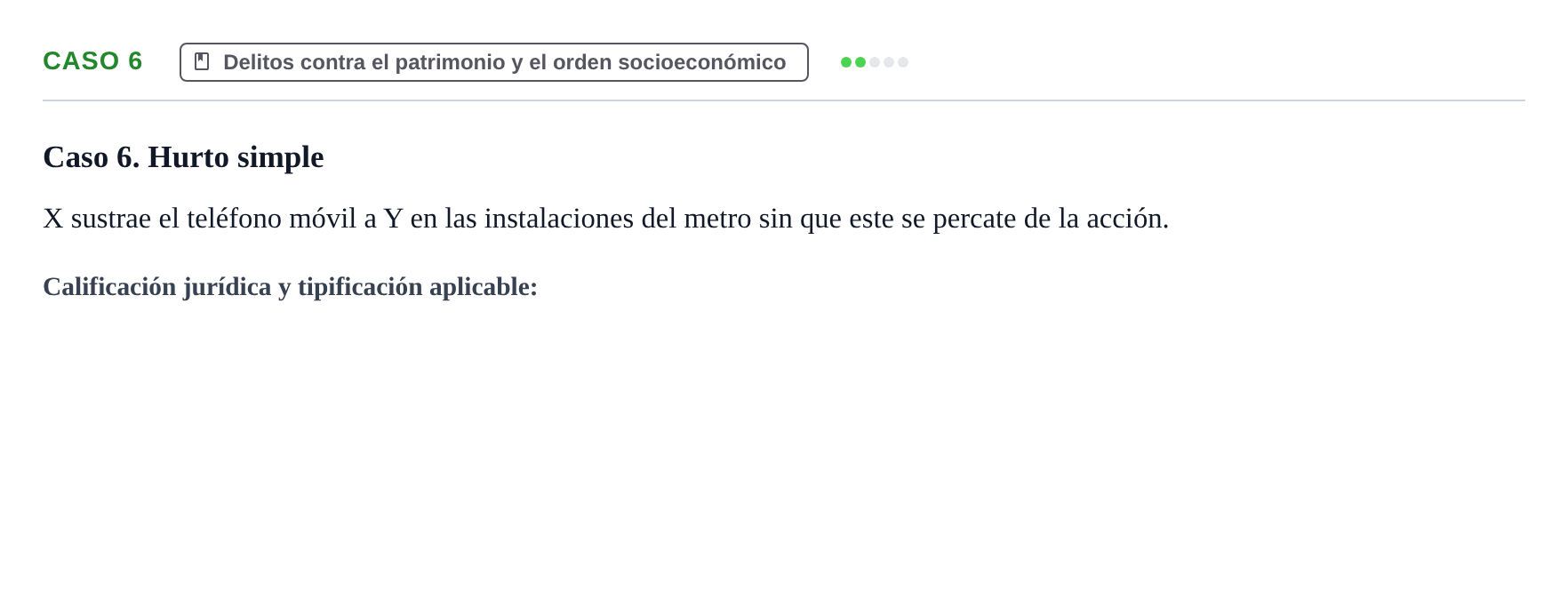 Enunciado: Caso 6