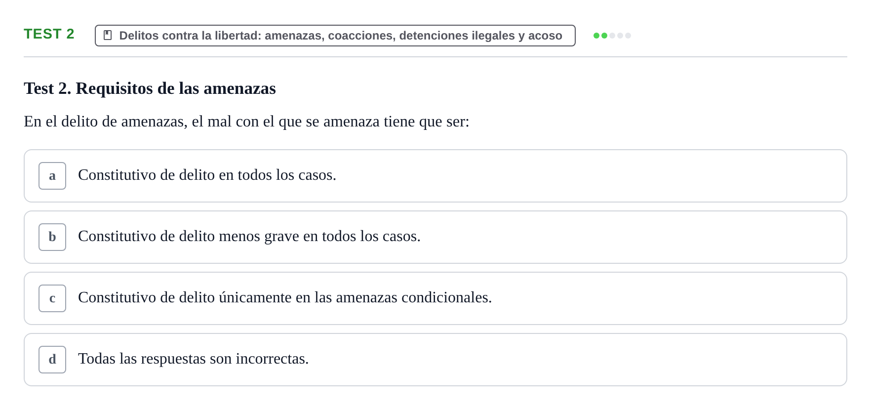 Enunciado: Test 2