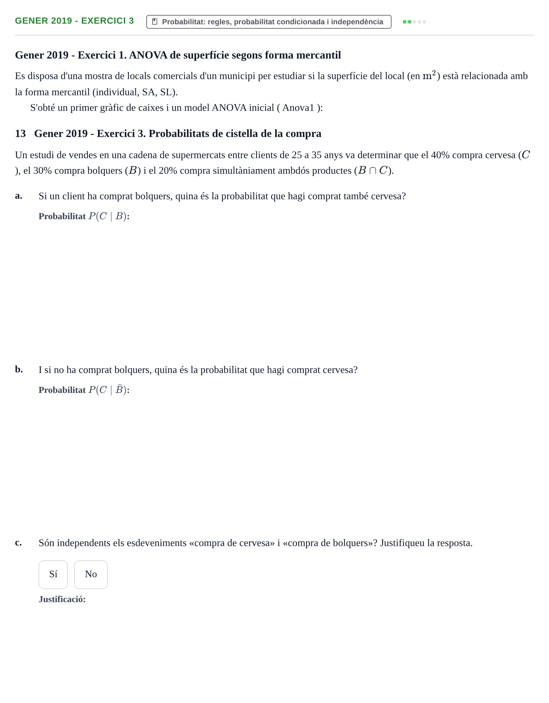 Enunciado: Ejercicio Gener 2019 - Exercici 3 · Estadística y Visualización de Datos UPC 2017