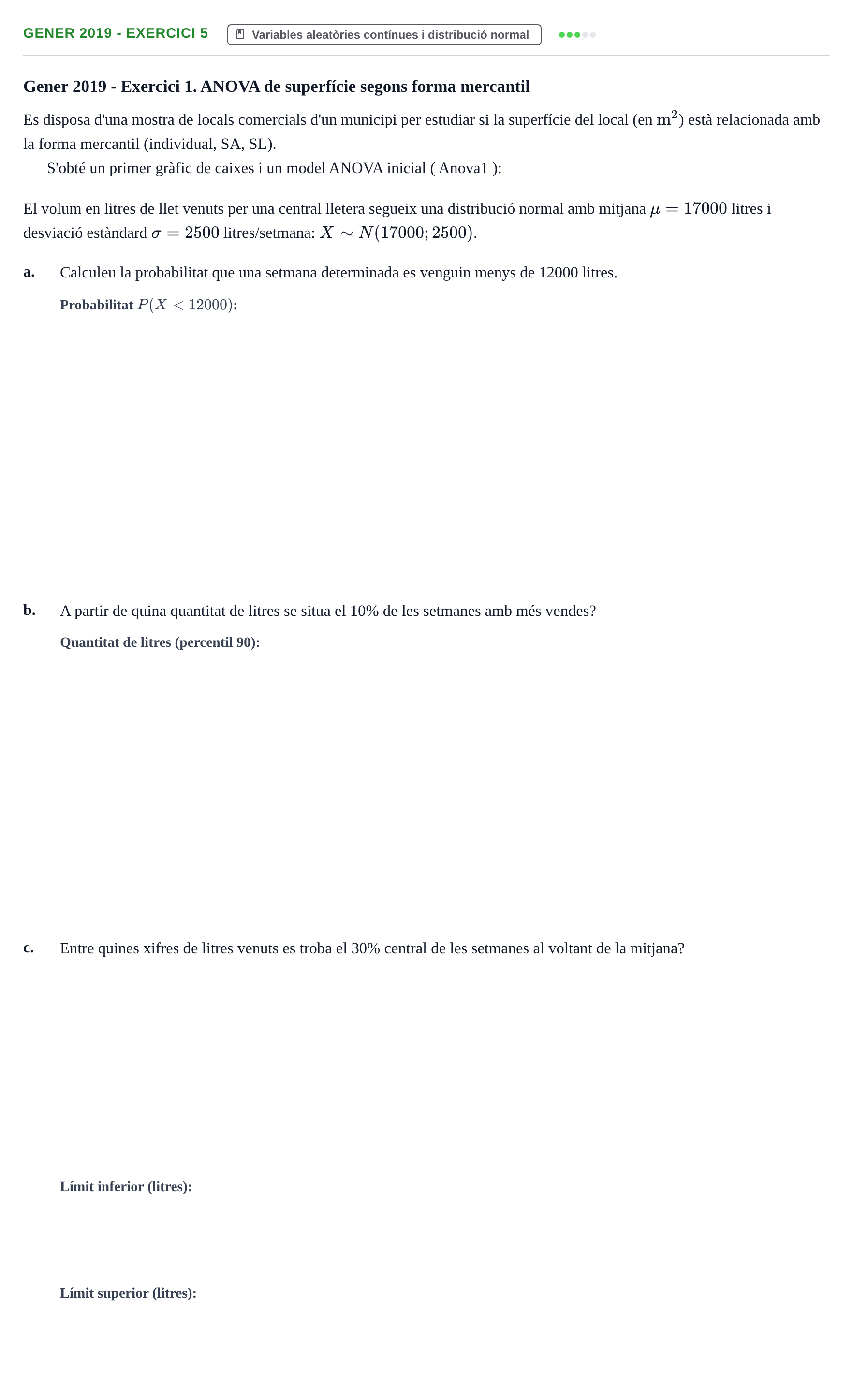 Enunciado: Ejercicio Gener 2019 - Exercici 5 · Estadística y Visualización de Datos UPC 2017