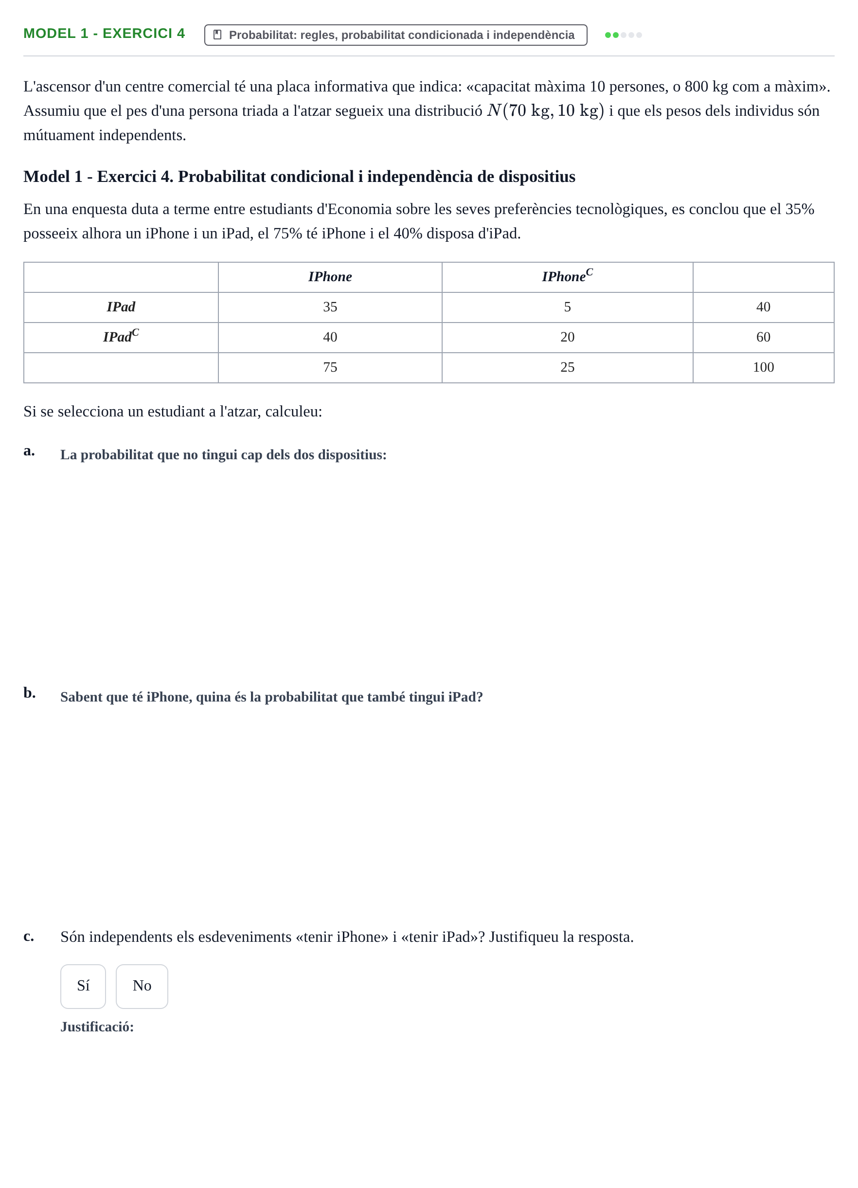 Enunciado: Ejercicio Model 1 - Exercici 4 · Estadística y Visualización de Datos UPC 2017