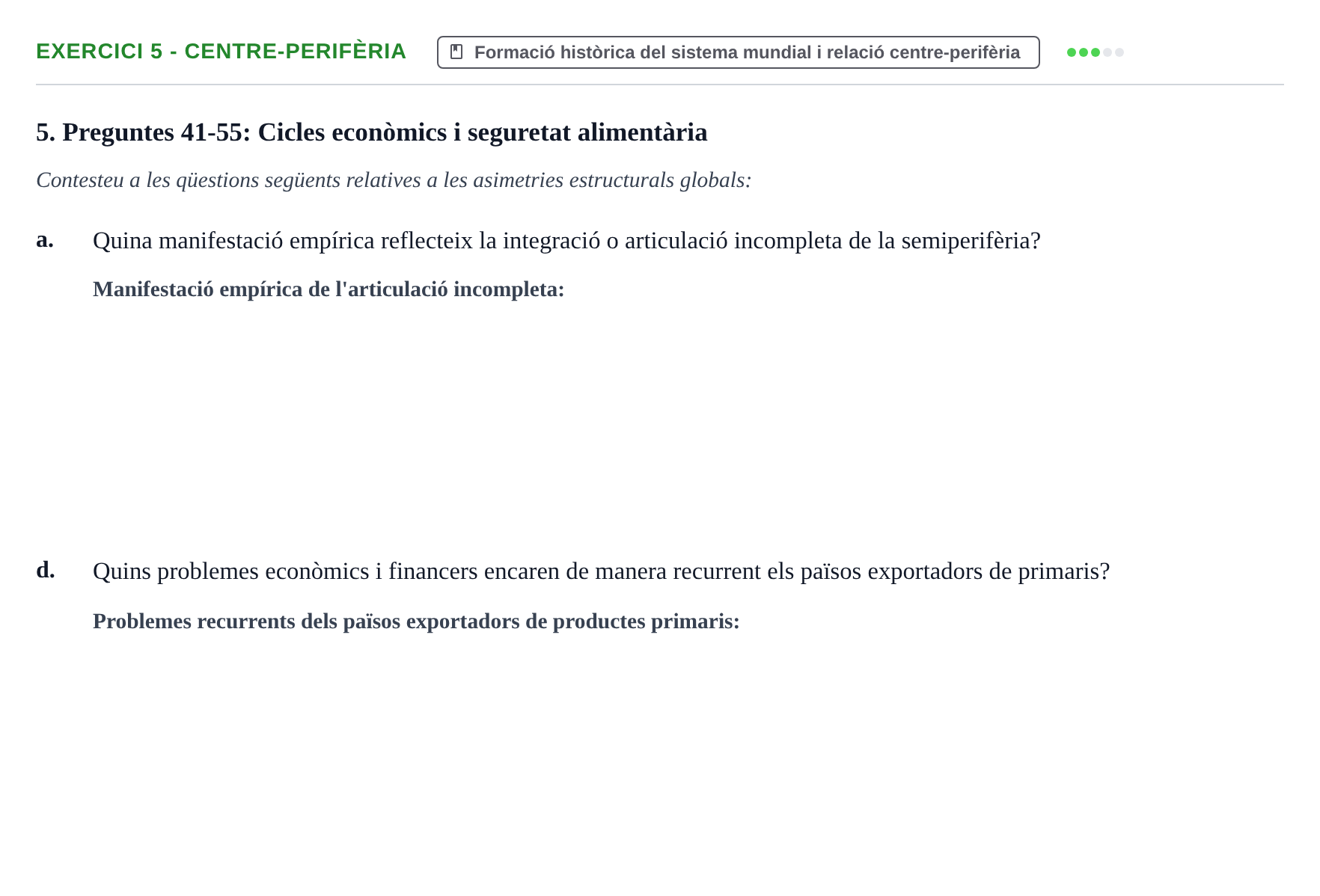 Enunciado: 5 - Centre-perifèria