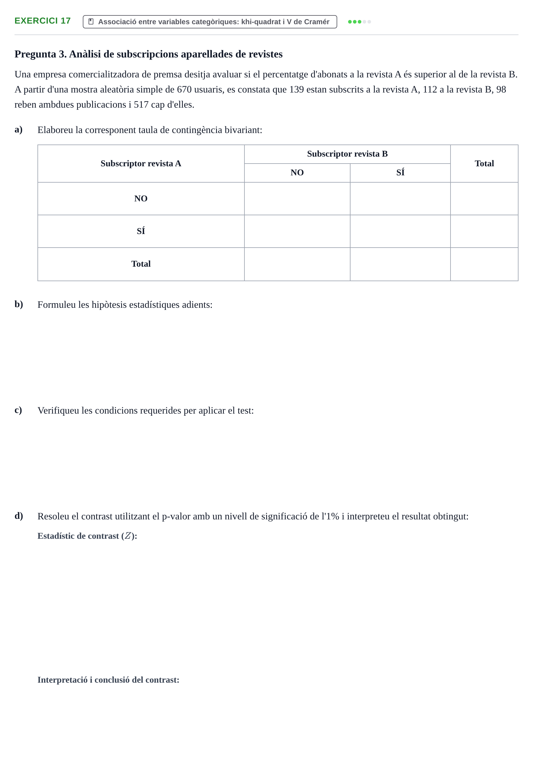Enunciado: Problema 17 · Estadística y Visualización de Datos UPC 2021