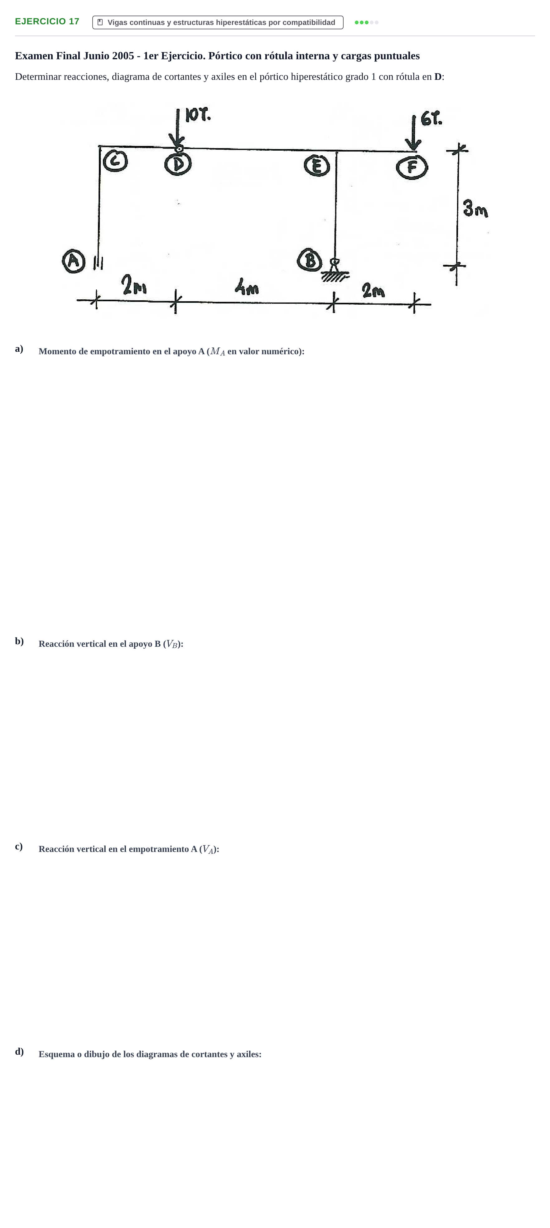 Enunciado: Problema 17 · Estructuras I UPC 2000