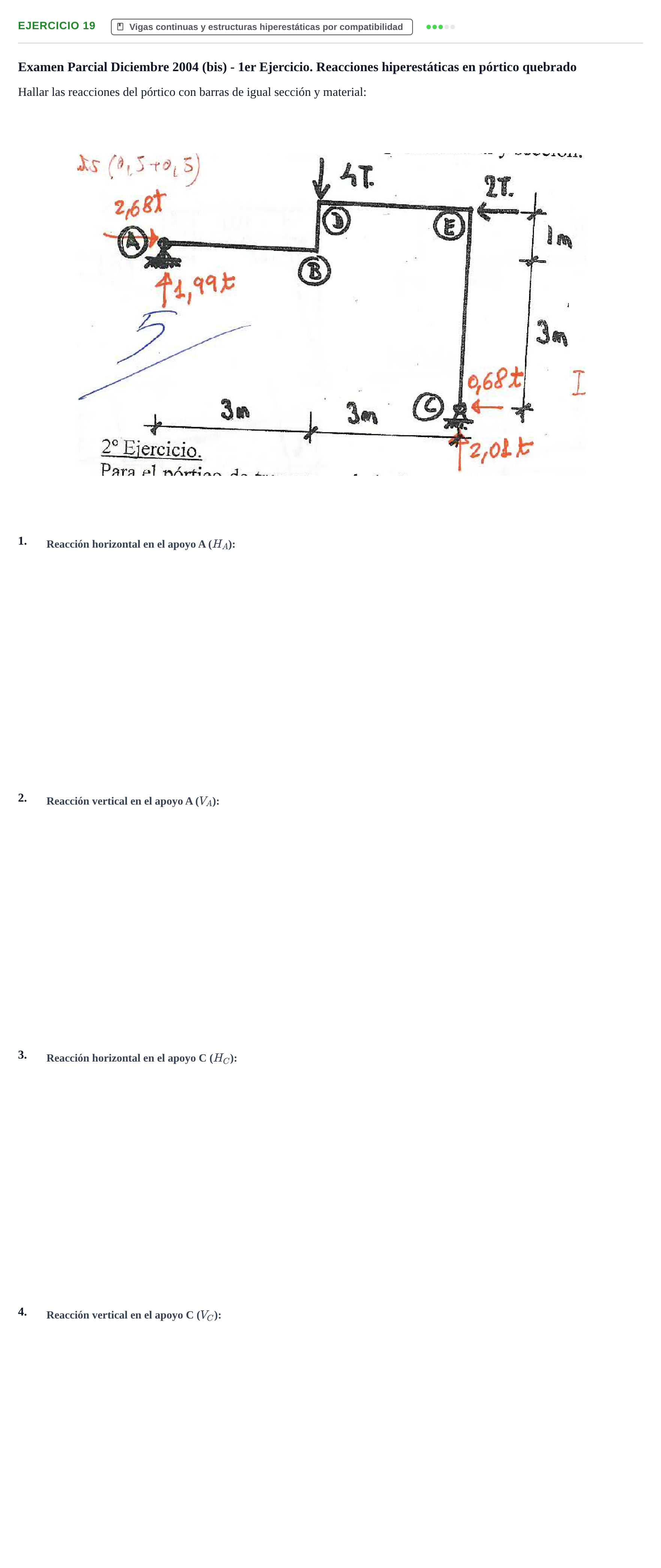 Enunciado: Problema 19 · Estructuras I UPC 2000