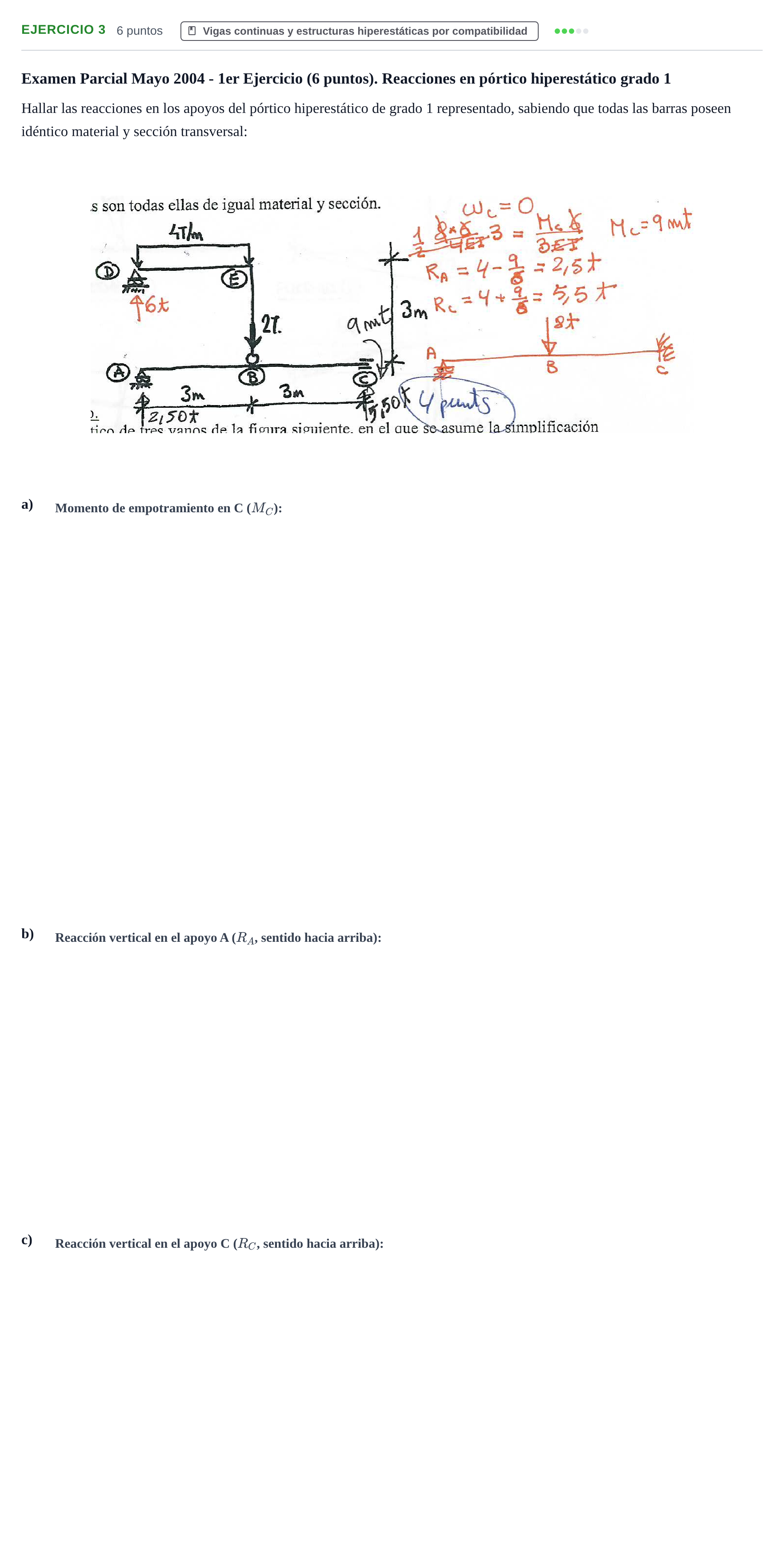 Enunciado: Problema 3 · Estructuras I UPC 2000