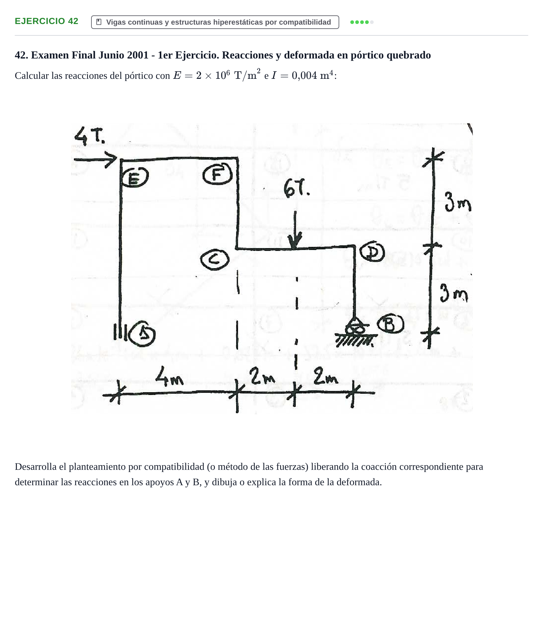 Enunciado: Problema 42 · Estructuras I UPC 2000