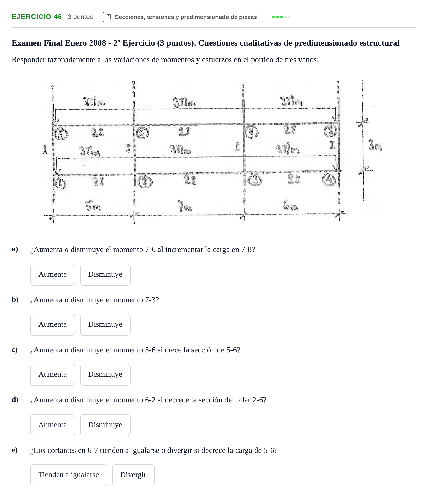 Enunciado: Problema 46 · Estructuras I UPC 2000