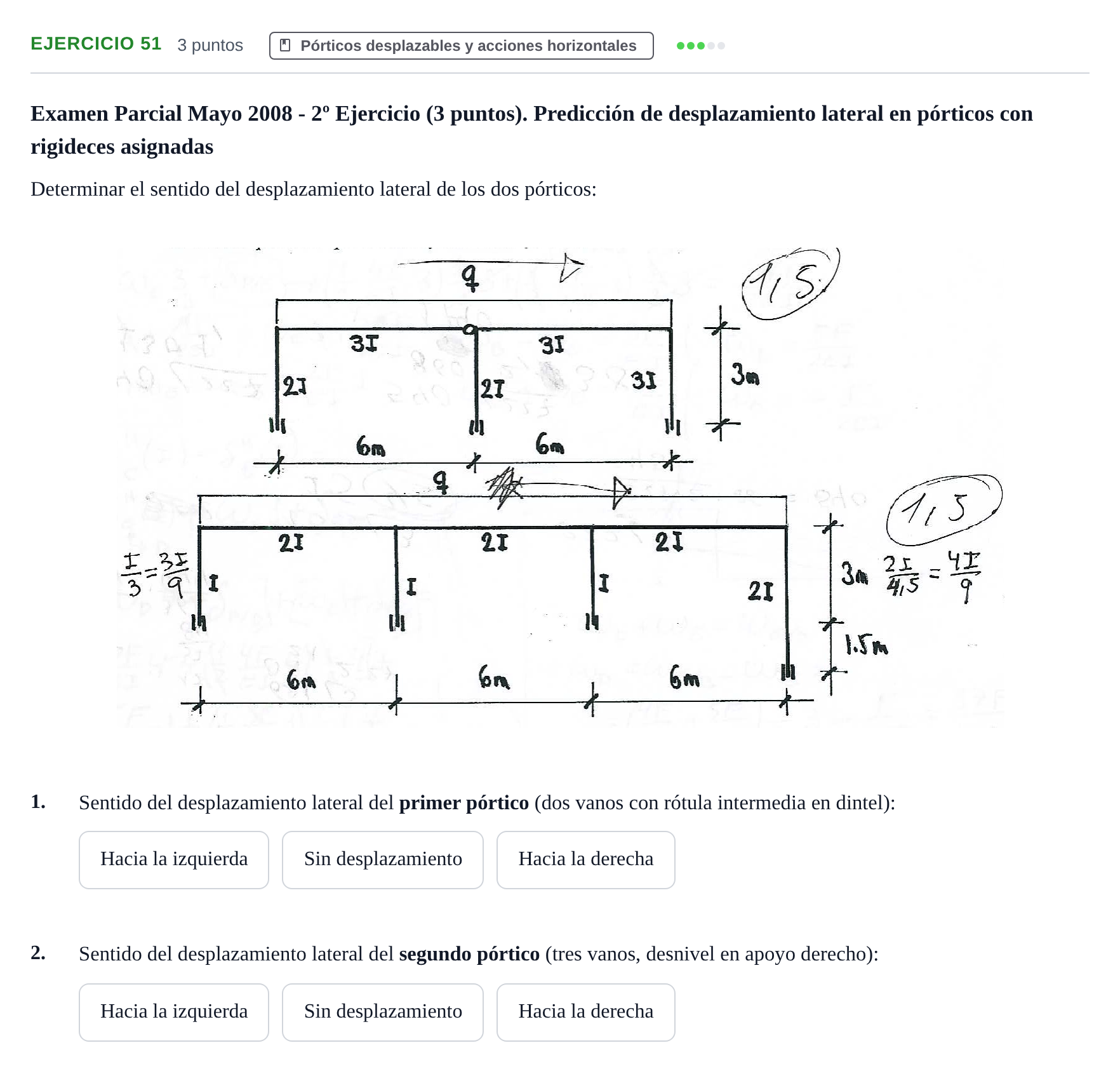 Enunciado: Problema 51 · Estructuras I UPC 2000