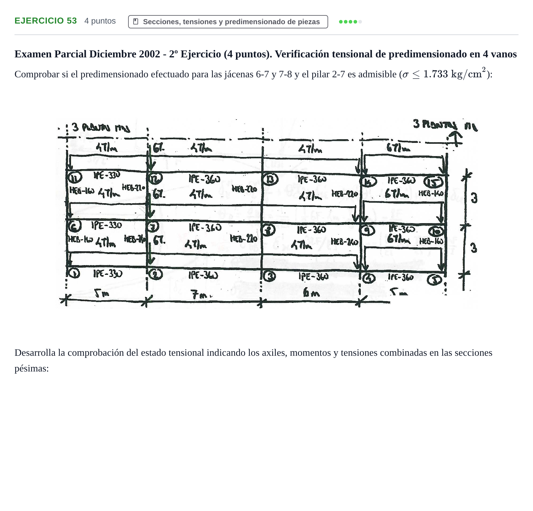 Enunciado: Problema 53 · Estructuras I UPC 2000