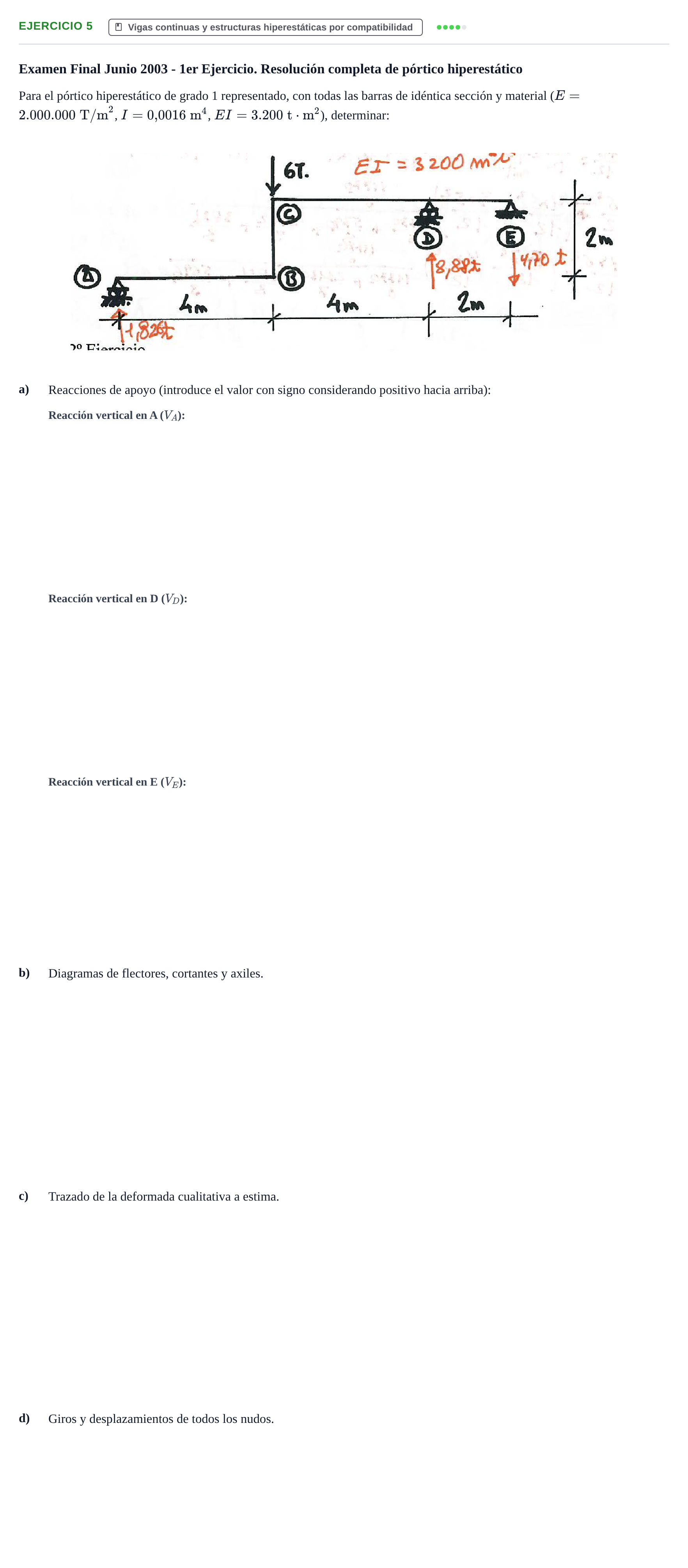 Enunciado: Problema 5 · Estructuras I UPC 2000