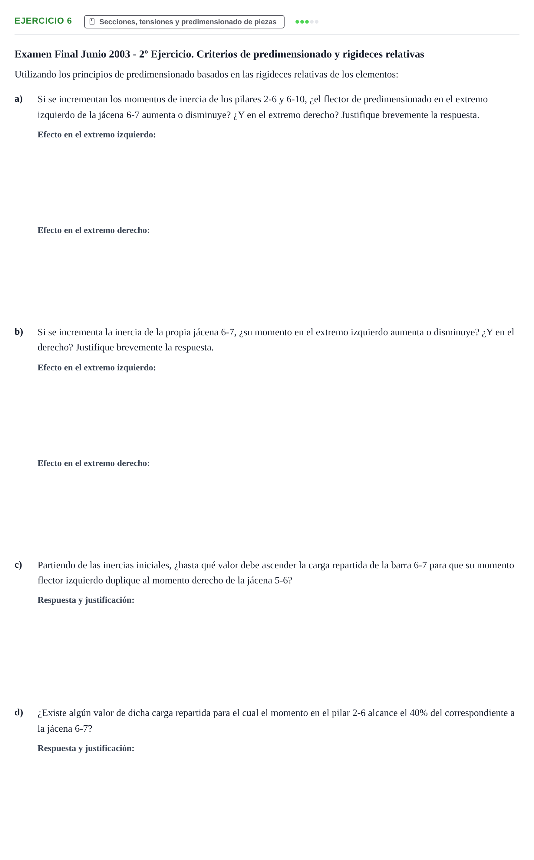 Enunciado: Problema 6 · Estructuras I UPC 2000