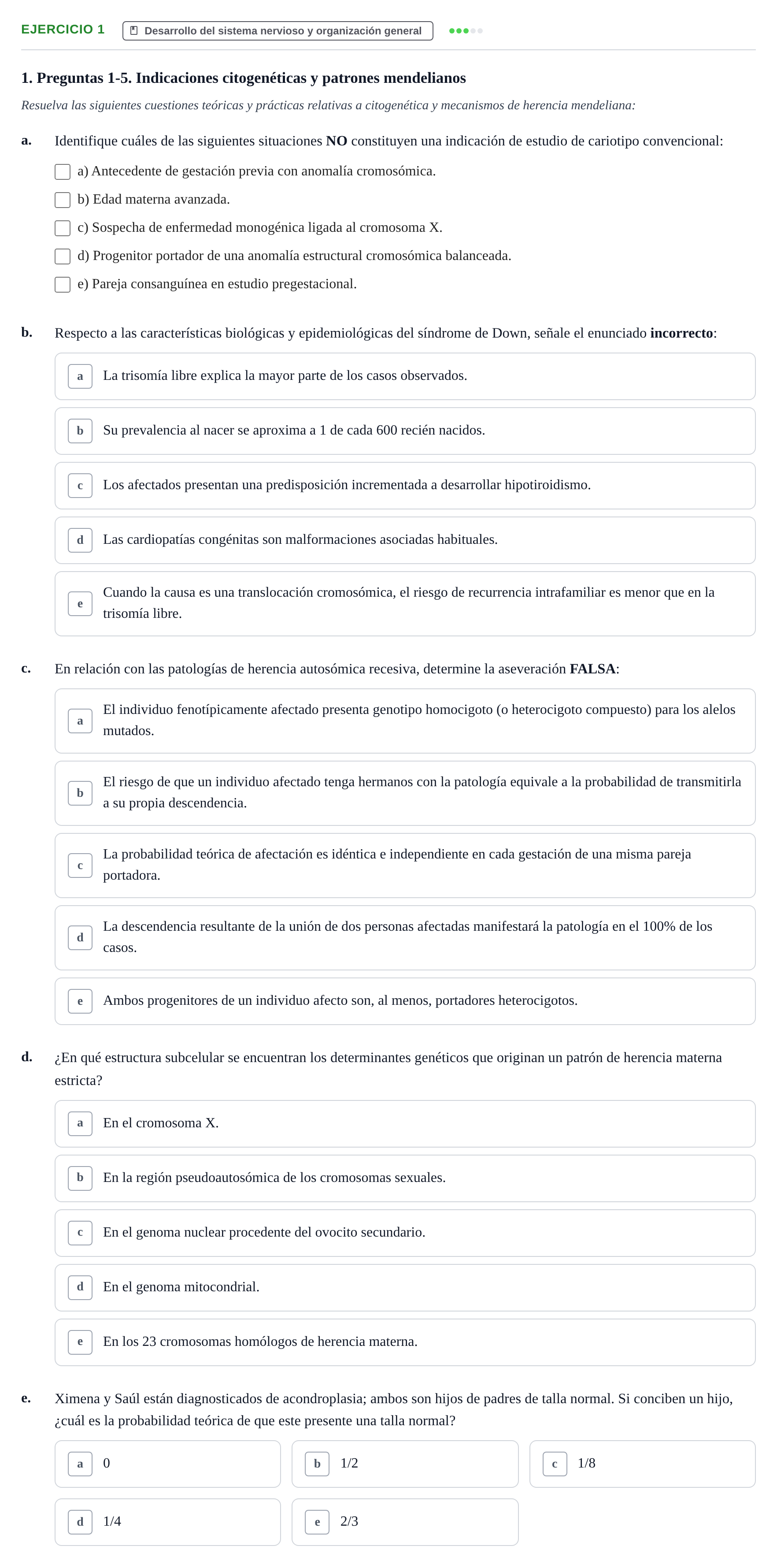 Enunciado: 1