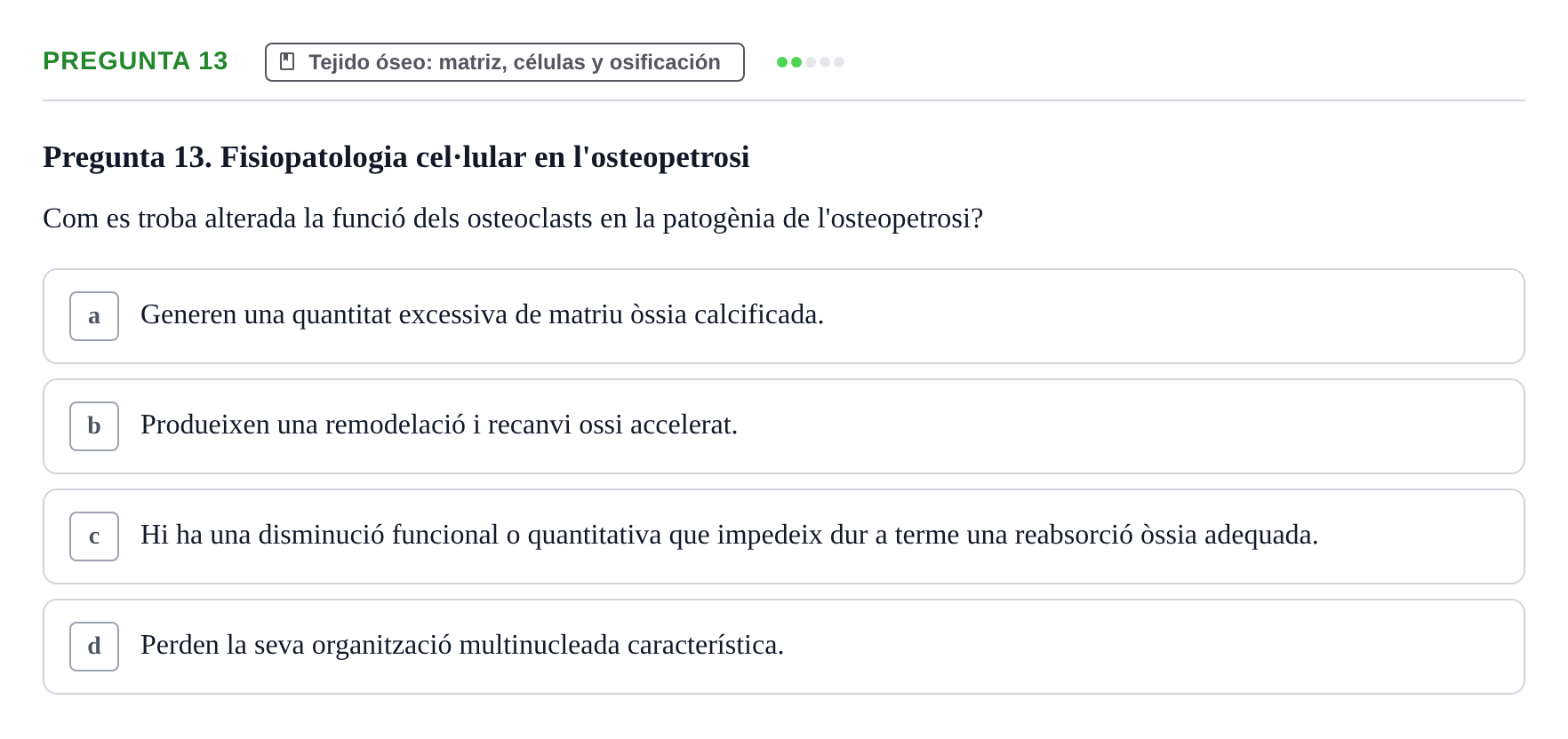 Enunciado: Pregunta 13