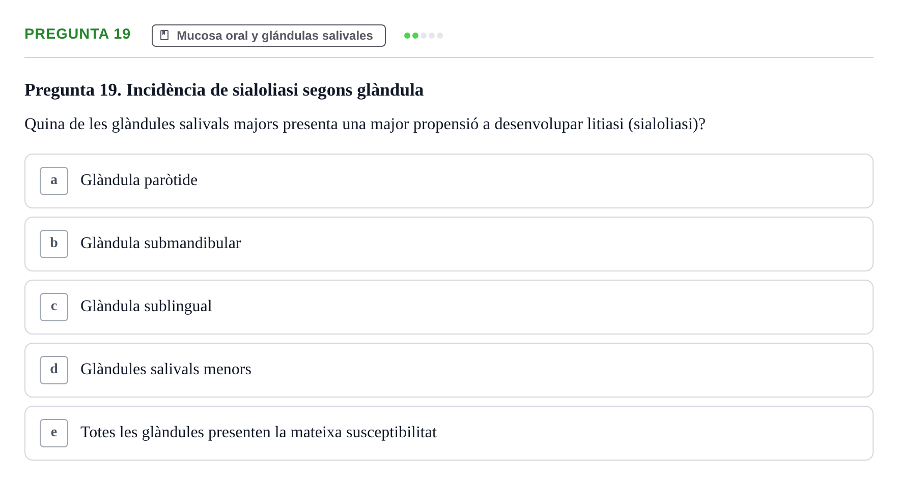 Enunciado: Pregunta 19