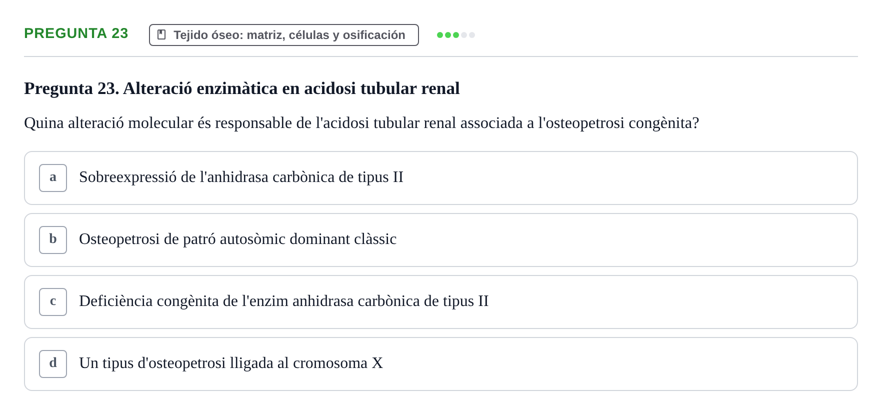 Enunciado: Pregunta 23