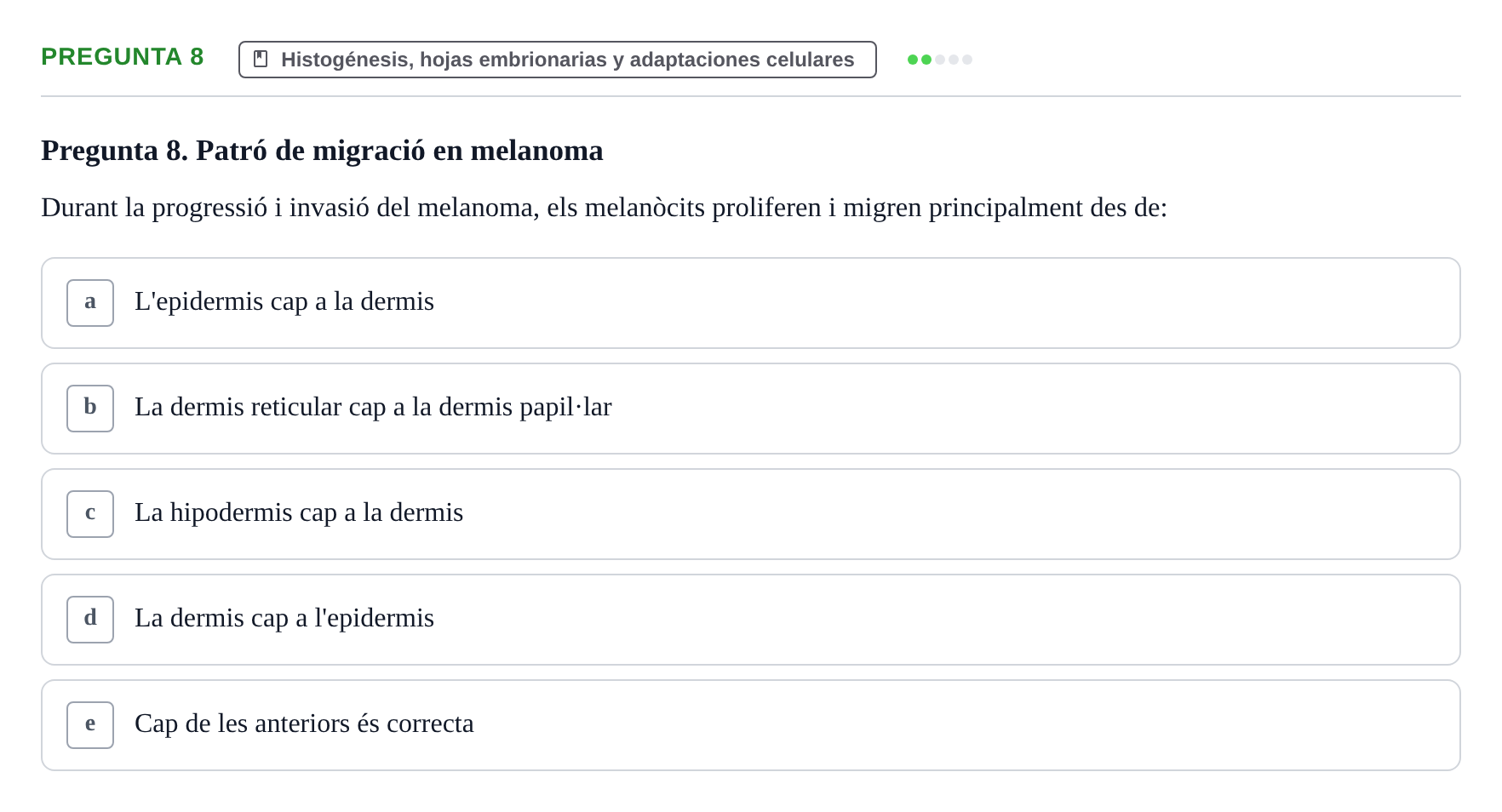 Enunciado: Pregunta 8