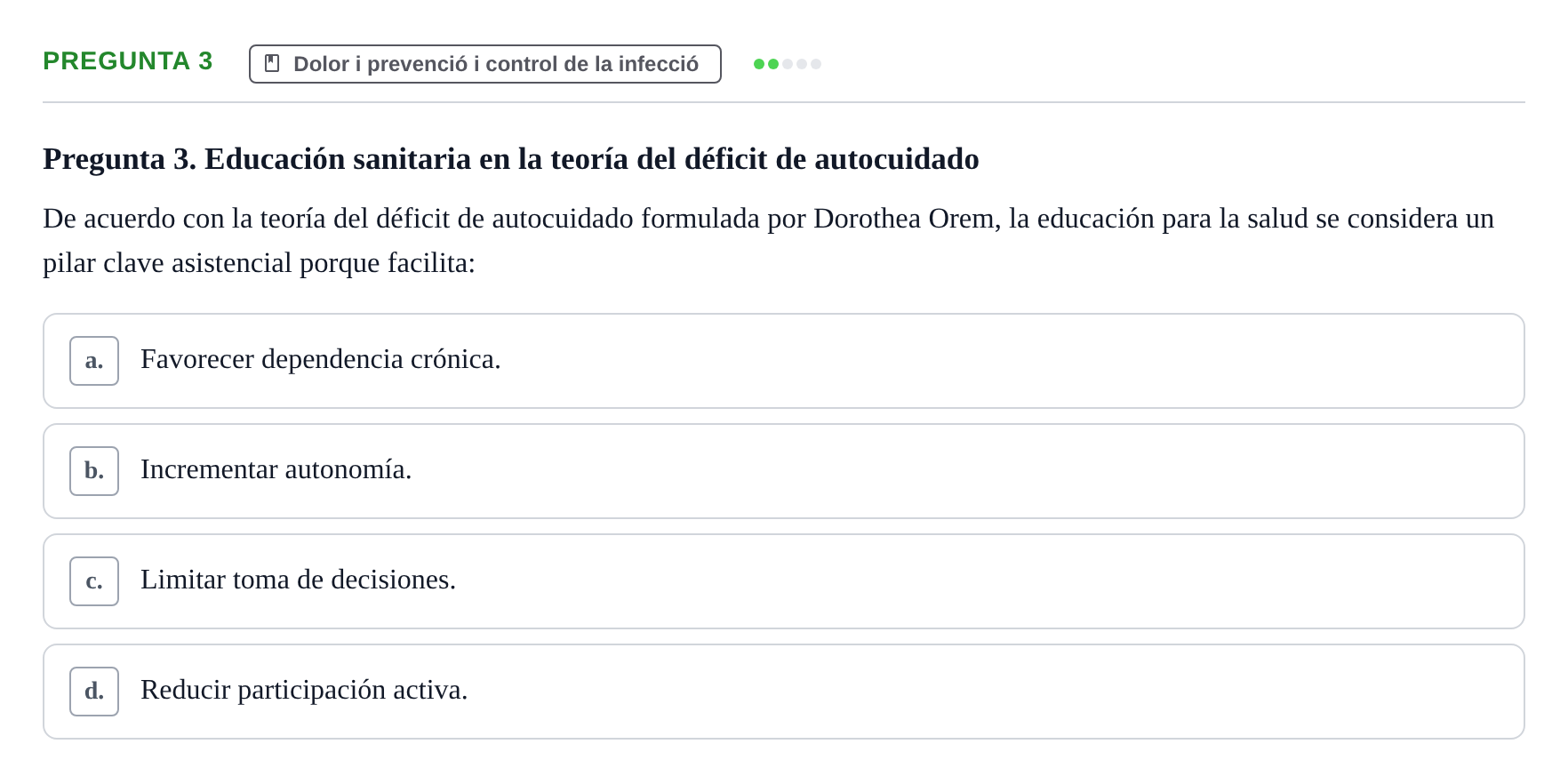 Enunciado: Pregunta 3
