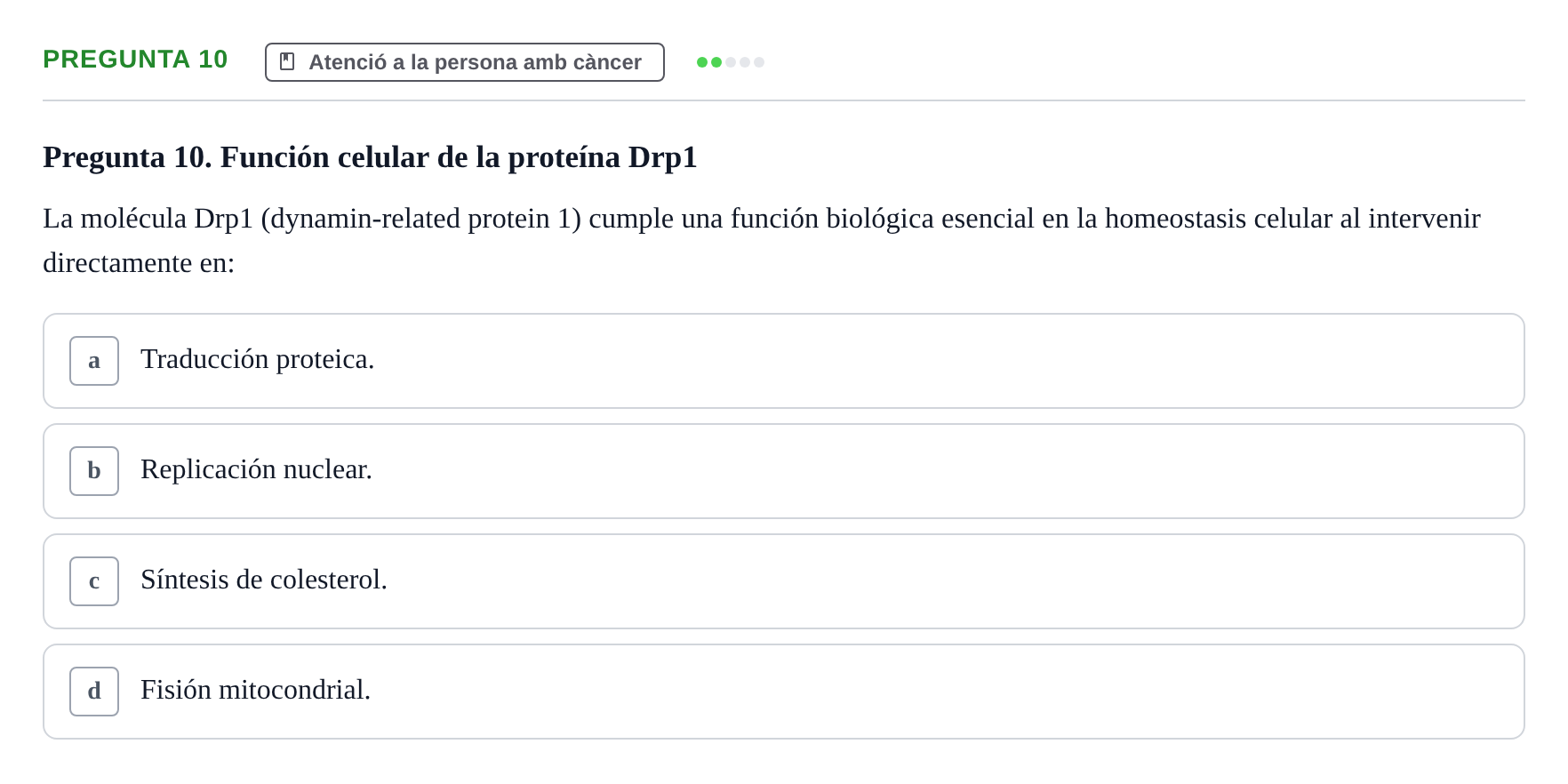 Enunciado: Pregunta 10